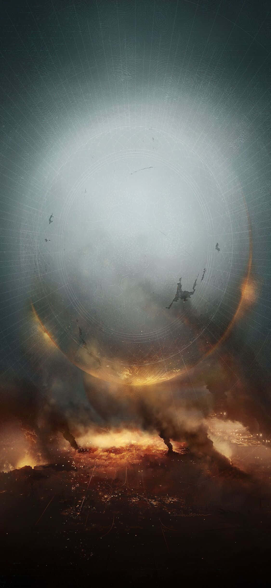 ภาพสวยงามของ Destiny 2 บน iPhone Xs วอลเปเปอร์