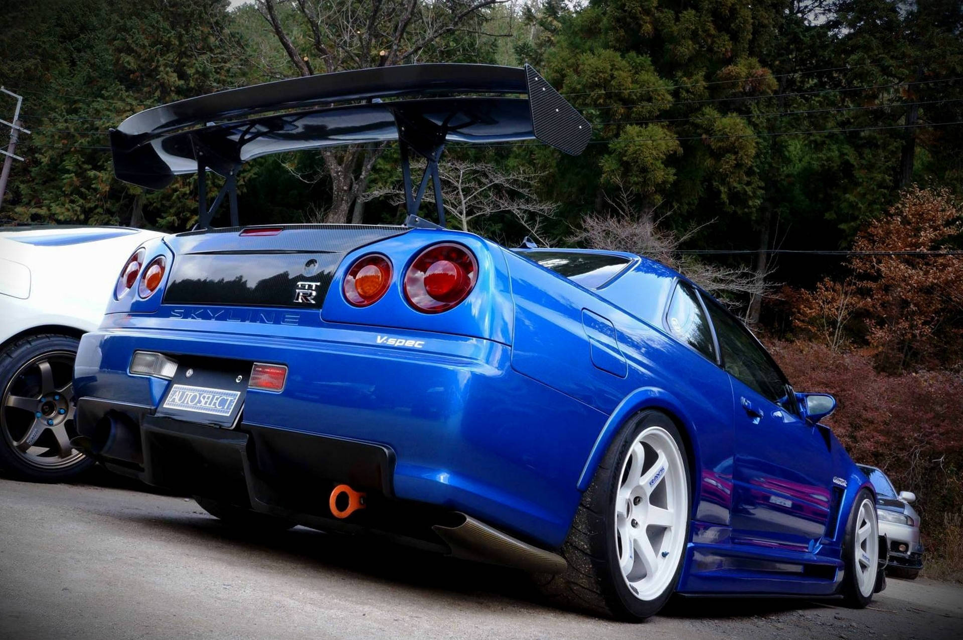 ภาพสวยงามของ Nissan Skyline GTR R34 ในความละเอียดสูง วอลเปเปอร์