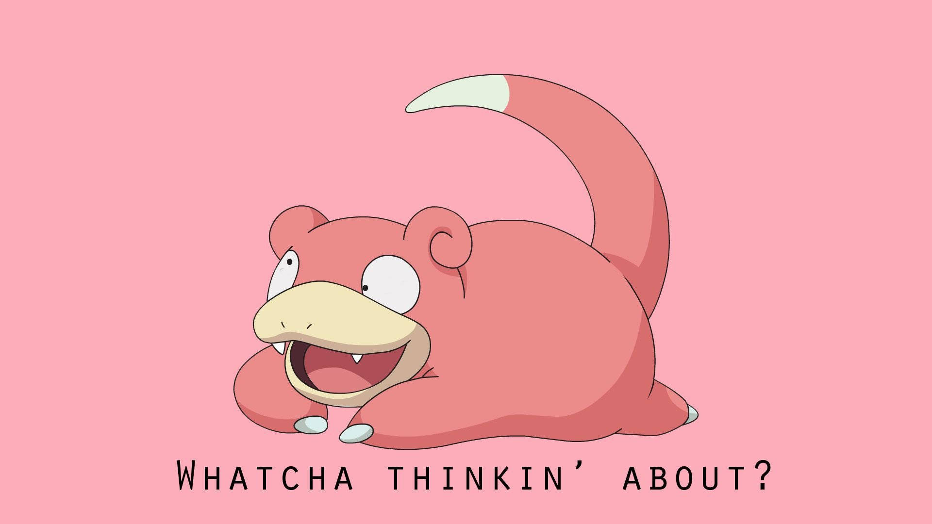 ภาพสุดน่ารักของ Slowpoke ตาเหล่ วอลเปเปอร์
