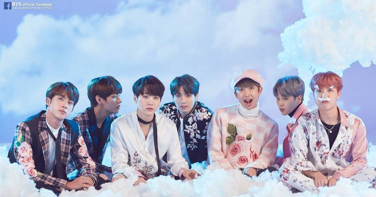 ภาพหมู่กลุ่มเมฆ BTS วอลเปเปอร์
