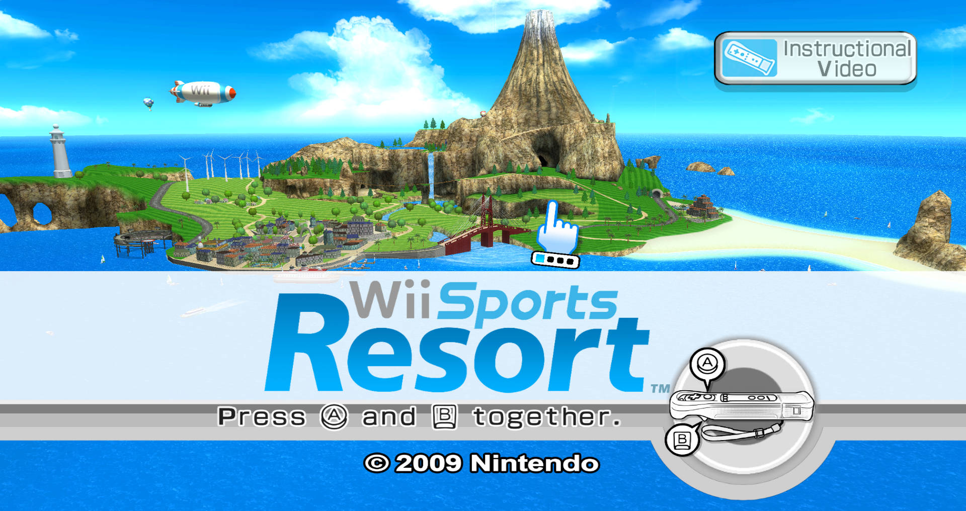 ภาพเปิดเกม Wii Sports Resort วอลเปเปอร์