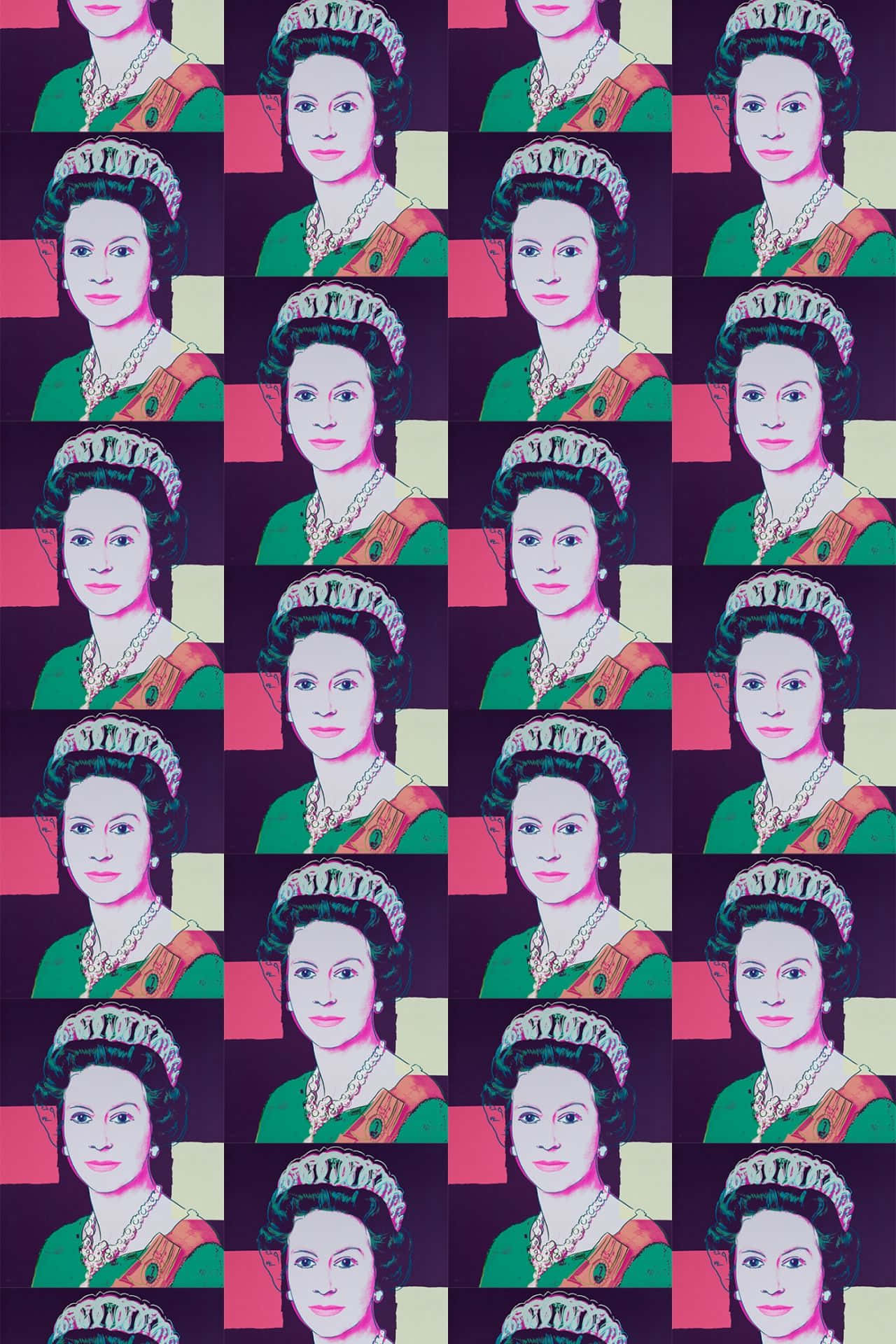 ภาพเหมือนอันน่าหลังของสมเด็จพระราชินีนาถเอลิซาเบธ วอลเปเปอร์