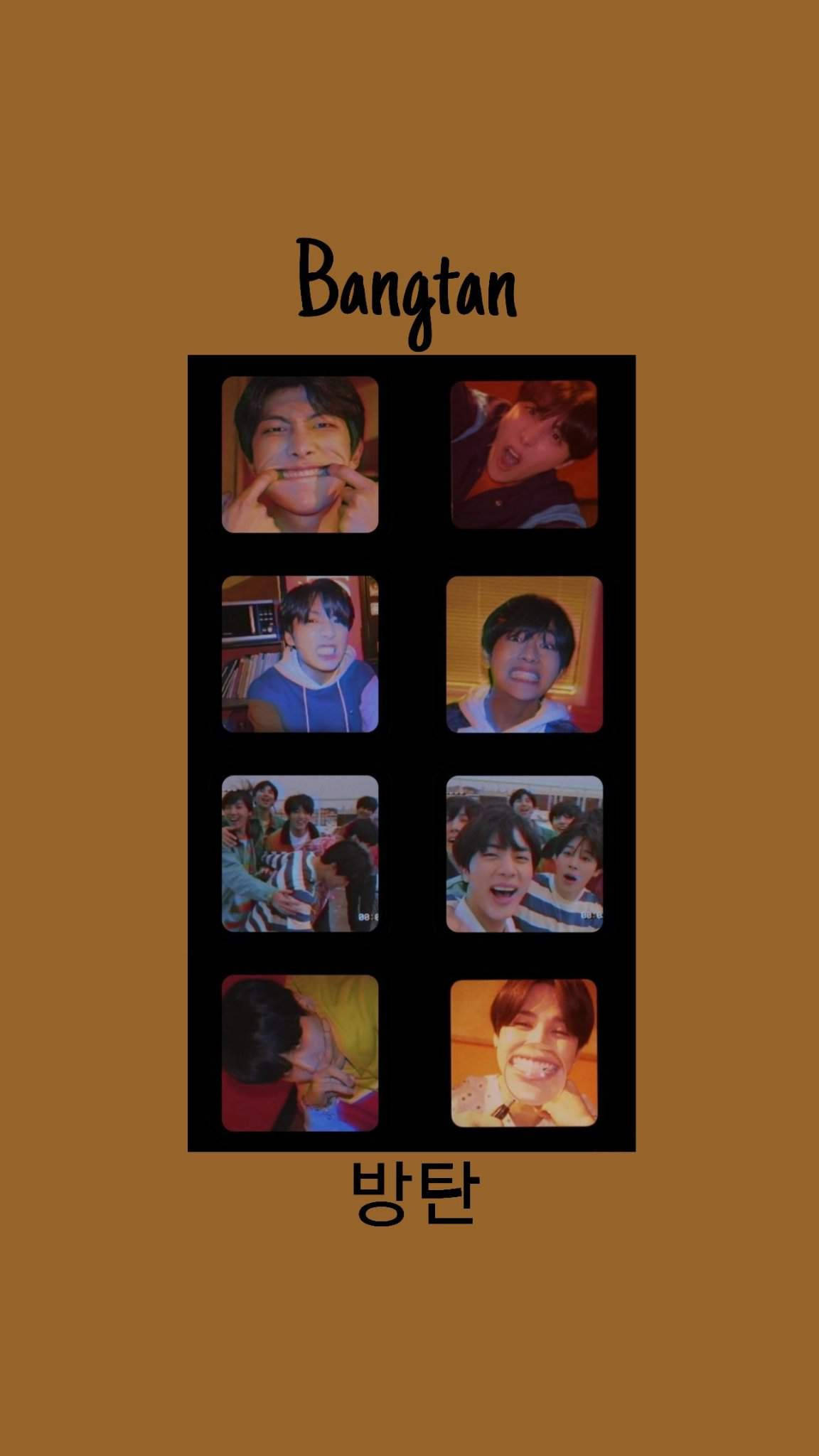ภาพแฟนอาร์ต BTS แบบเก๋ไก๋กับหน้าตลก วอลเปเปอร์