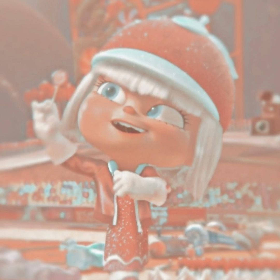 ภาพโปรไฟล์ Taffyta จาก Wreck-It Ralph สีสันสดใสสไตล์พรีปปี้ วอลเปเปอร์