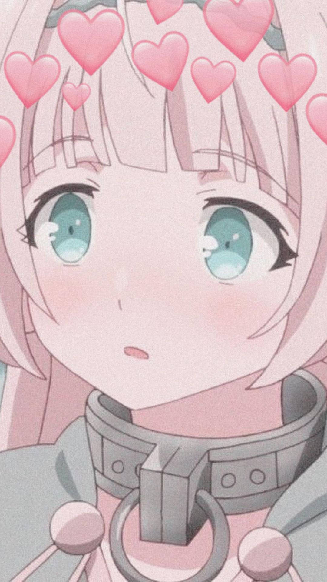 ภาพโปรไฟล์อนิเมะน่ารักสะกดตาของสาวน้อยถูกล่ามโซ่ วอลเปเปอร์