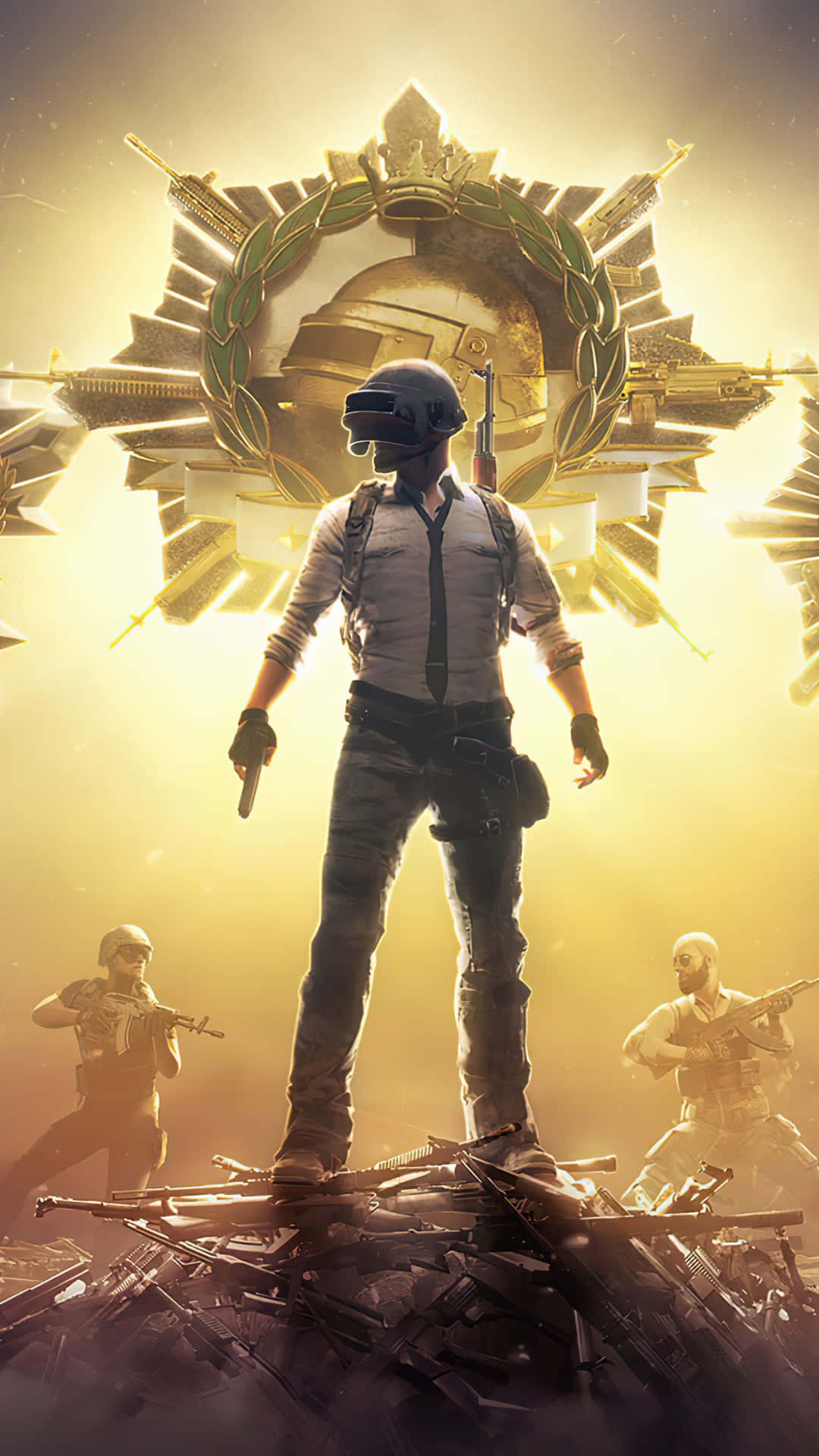 ภาพโปสเตอร์พอร์เทรทดีไซน์พิกเซล 3 Playerunknown's Battlegrounds พื้นหลัง วอลเปเปอร์