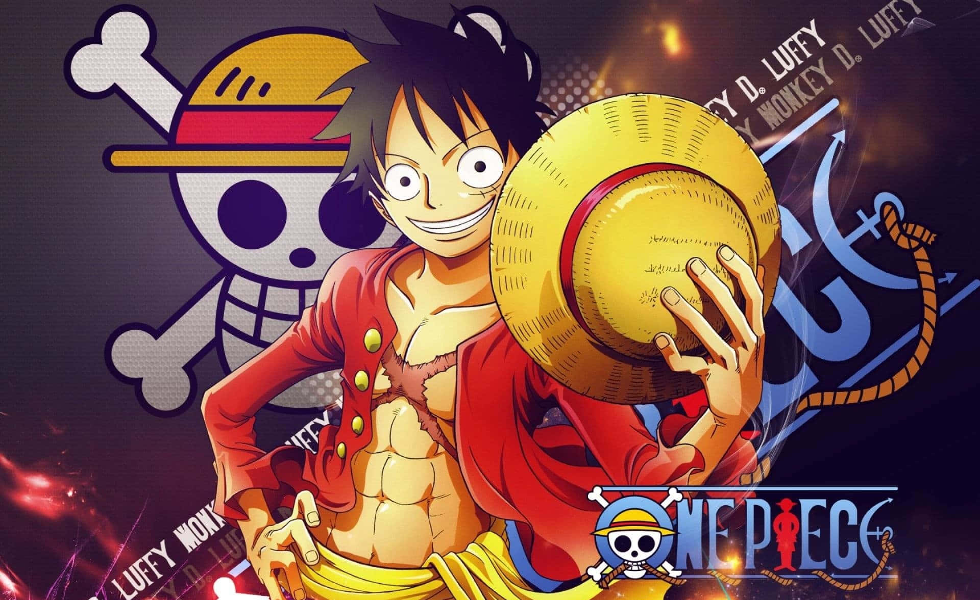 ภาพโปสเตอร์สร้างสรรค์วันพีชลูฟี่ วอลเปเปอร์
