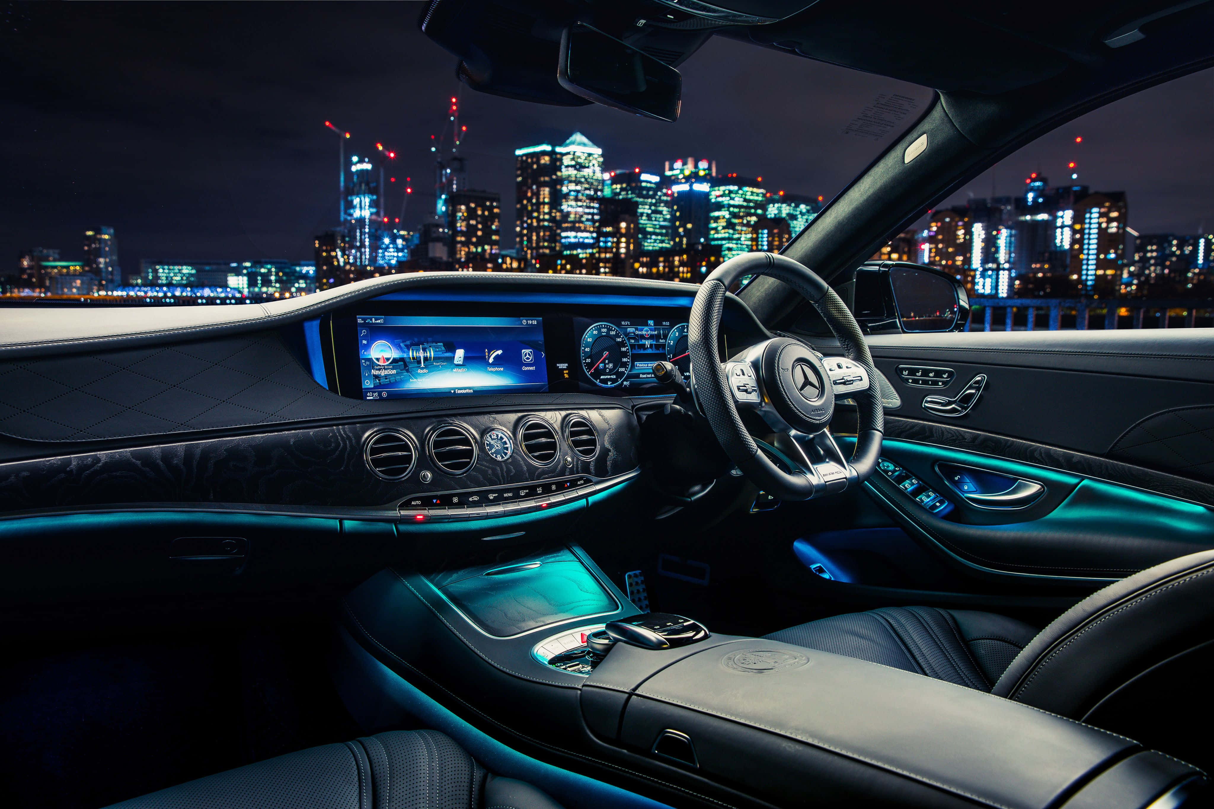 ภายในรถ Mercedes Benz S 63 วอลเปเปอร์