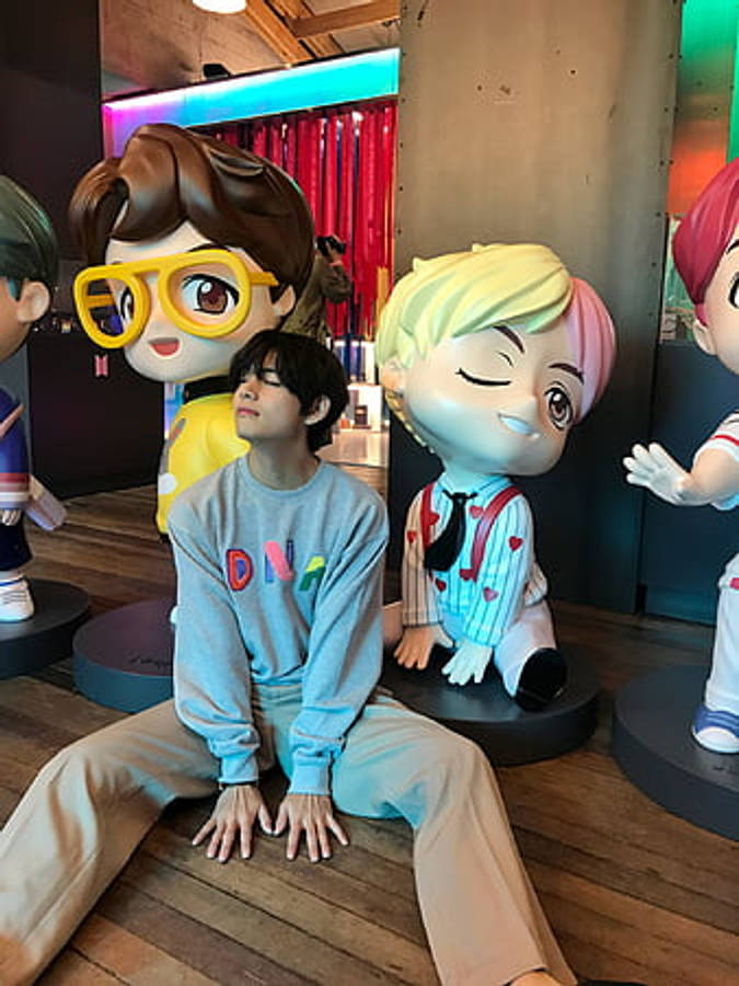มนุษย์ไซส์ชิบิบีทีเอสน่ารักสุนทรีย์ วอลเปเปอร์
