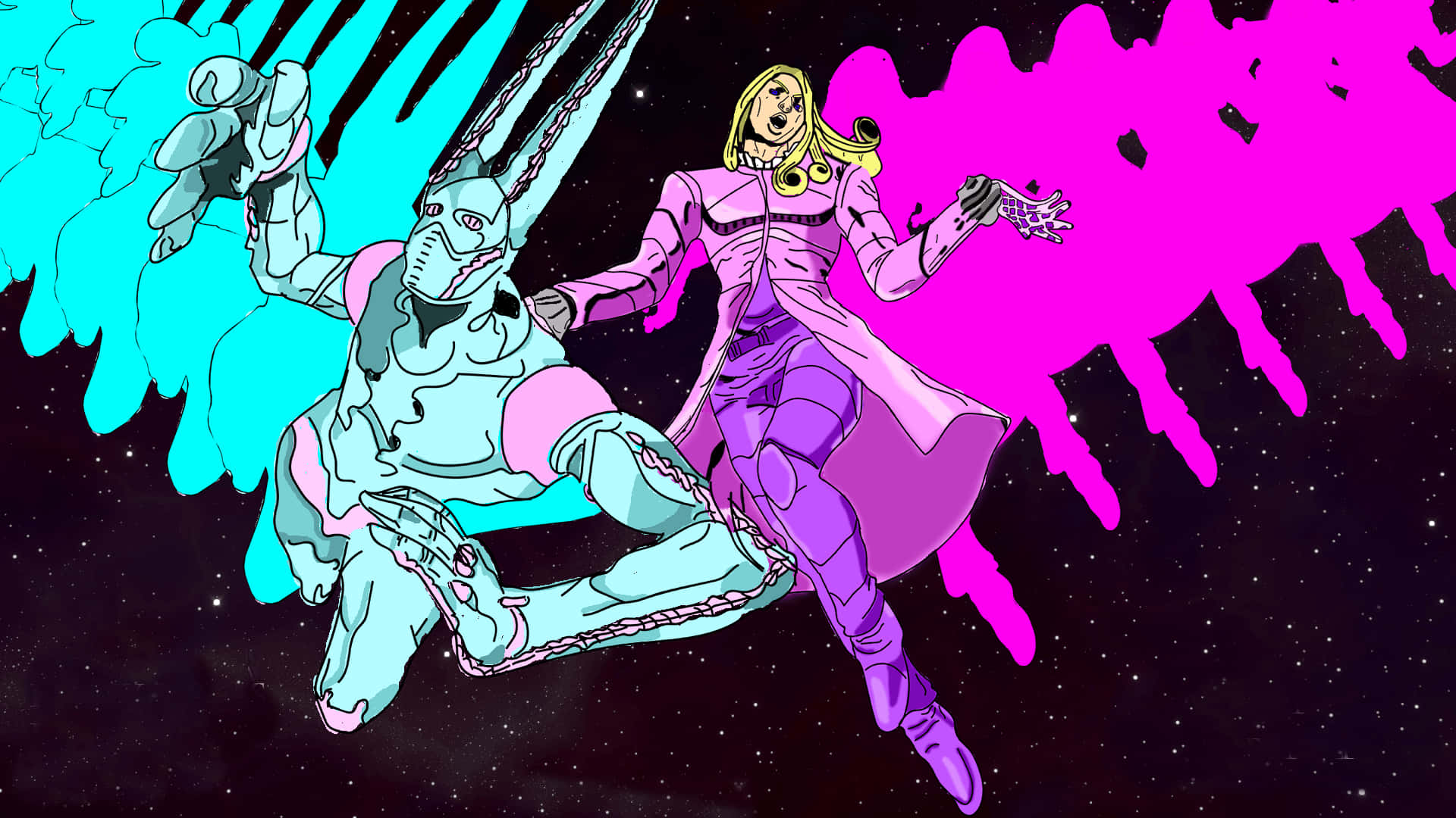 มังงะ JoJo's Bizarre Adventure Funny Valentine และ D4C วอลเปเปอร์