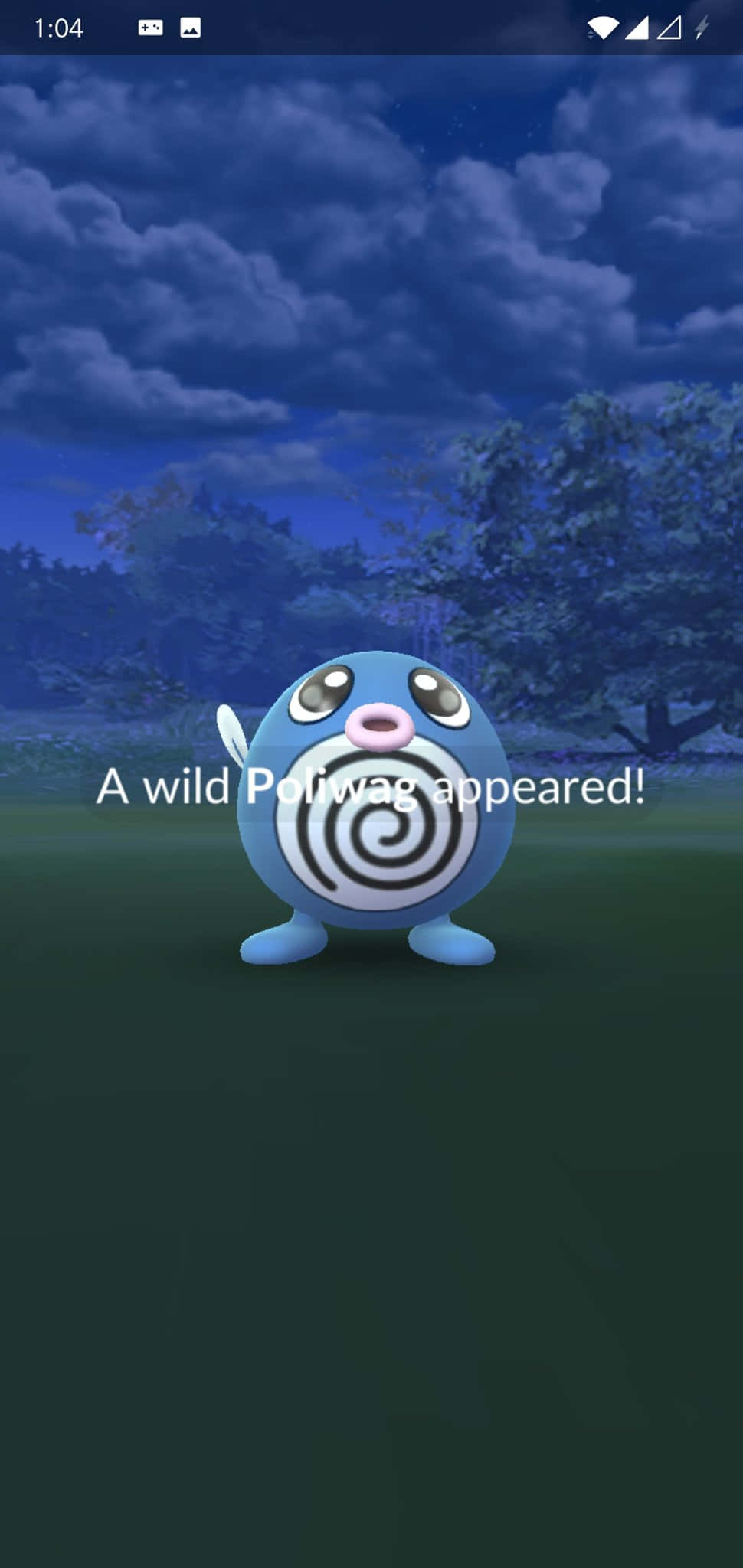 พบกับ Poliwag ป่า วอลเปเปอร์