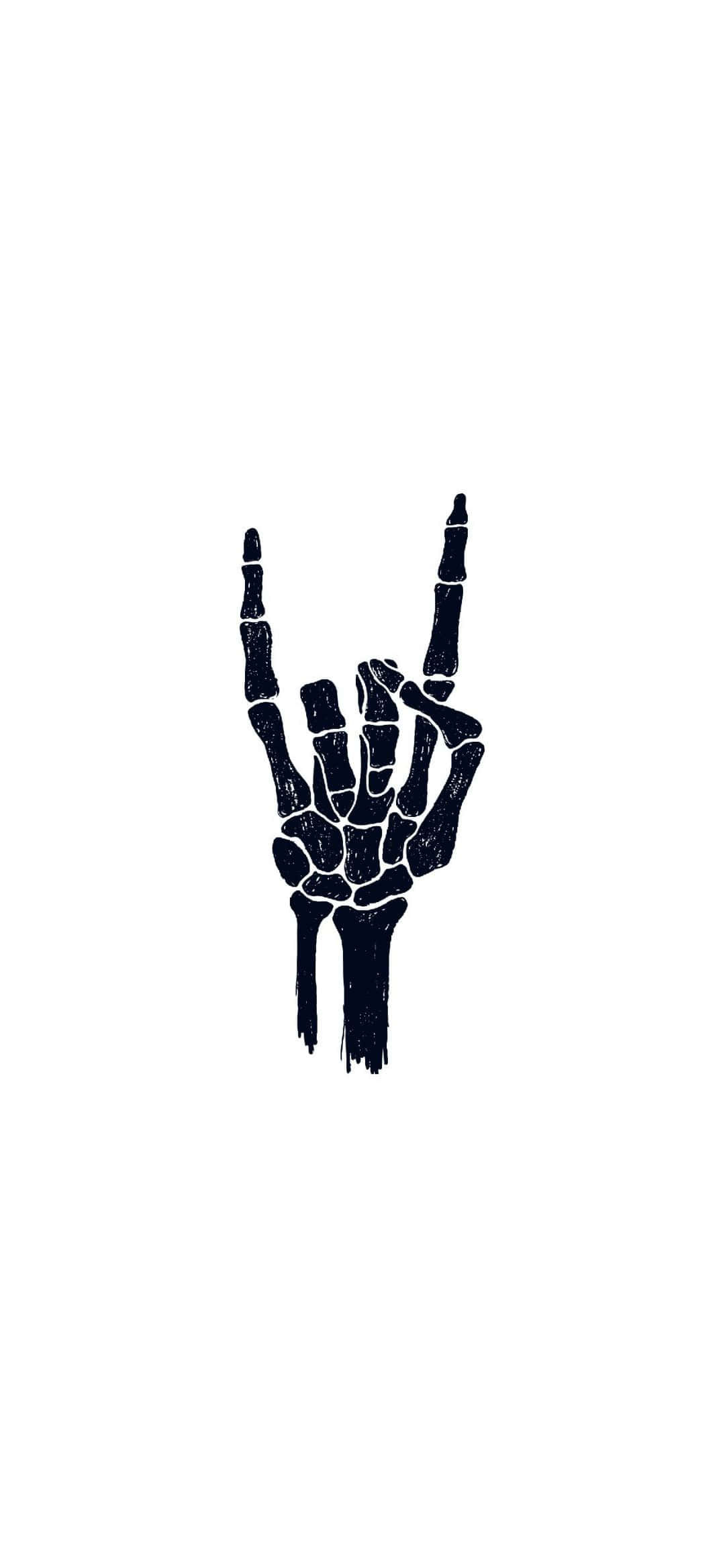 มือที่มีสัญลักษณ์ร็อค วอลเปเปอร์