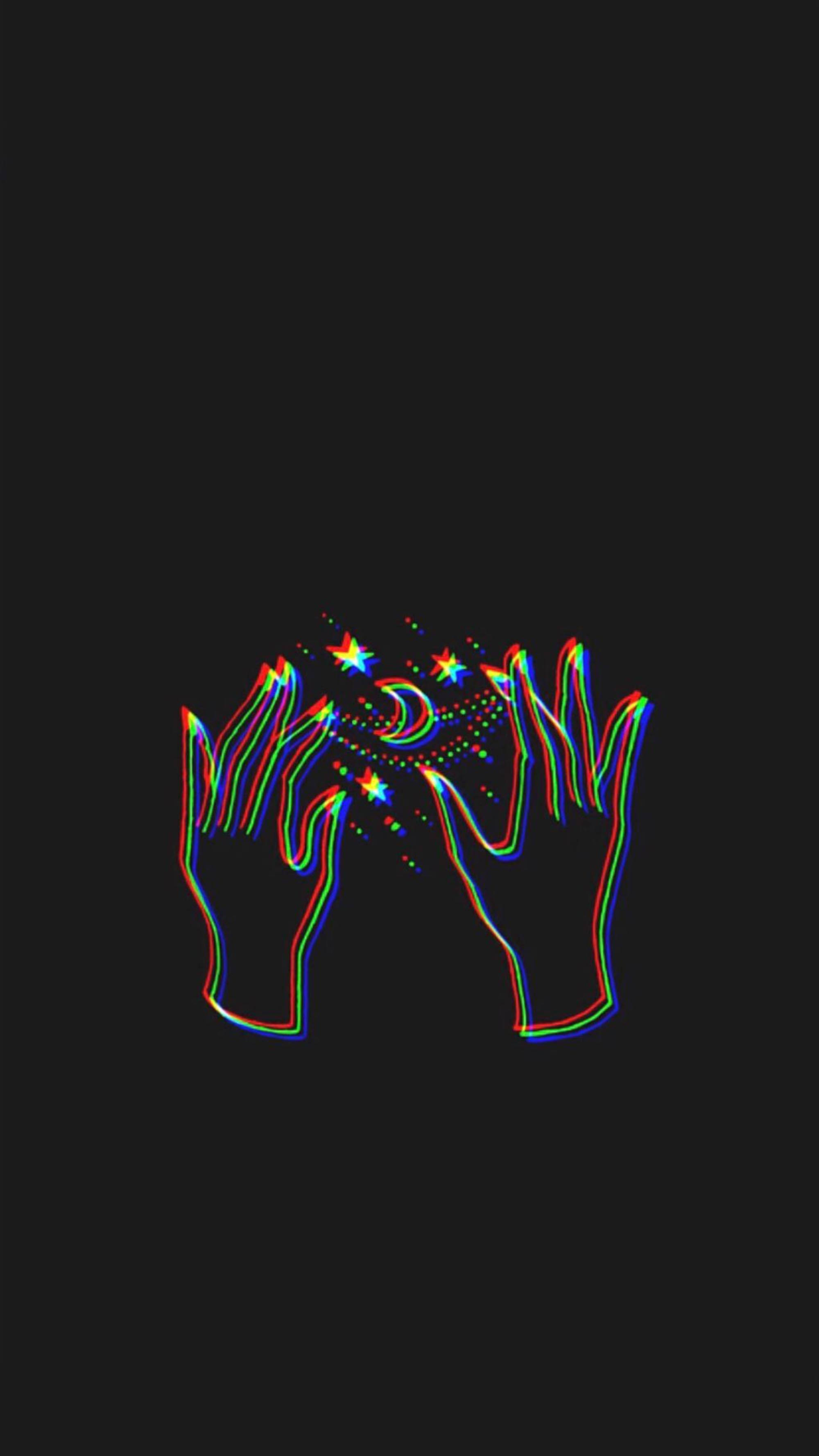มือมหัศจรรย์สไตล์ดาร์กหลอนประสาท วอลเปเปอร์