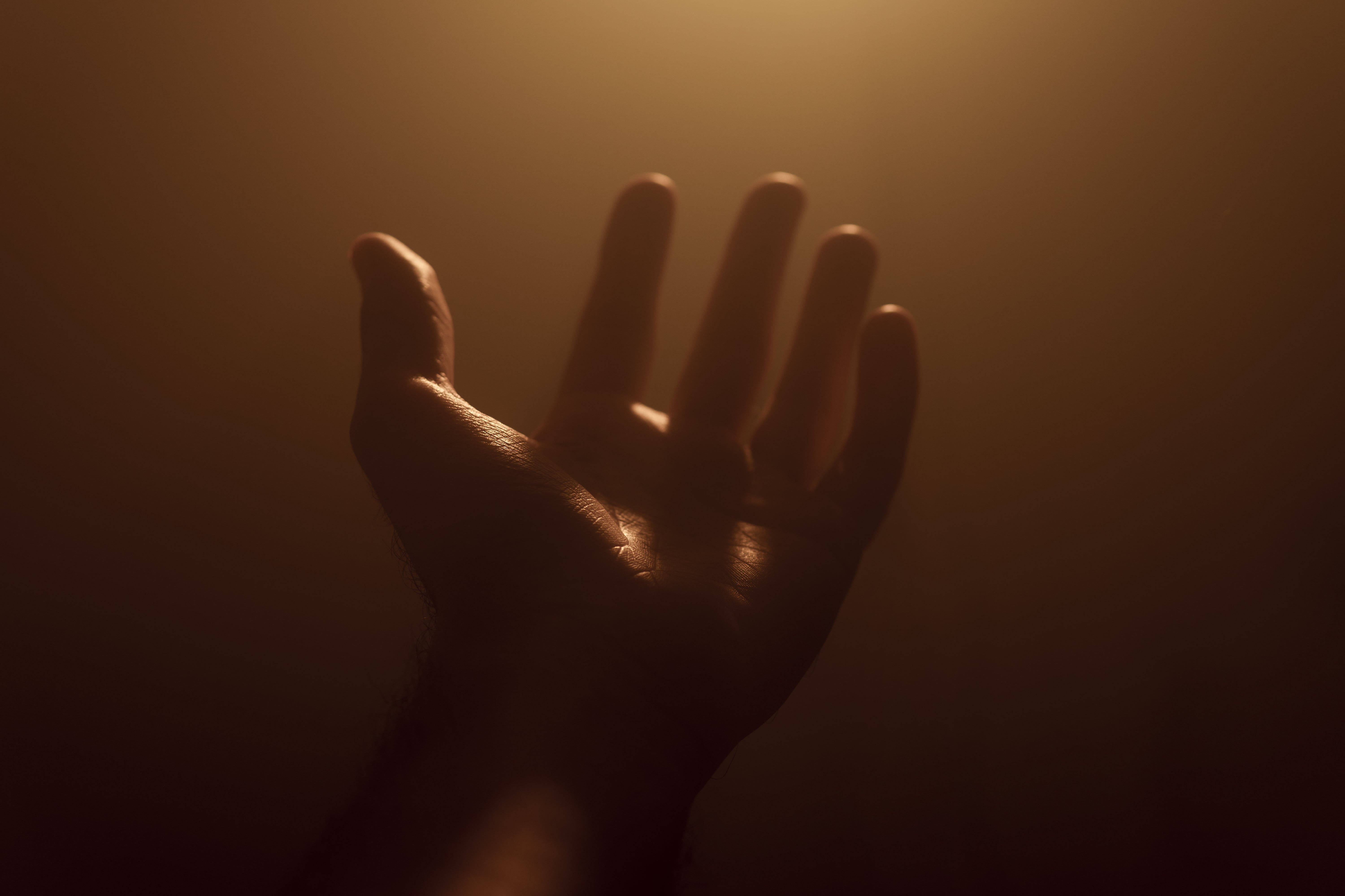 มือในแสงสลัว วอลเปเปอร์
