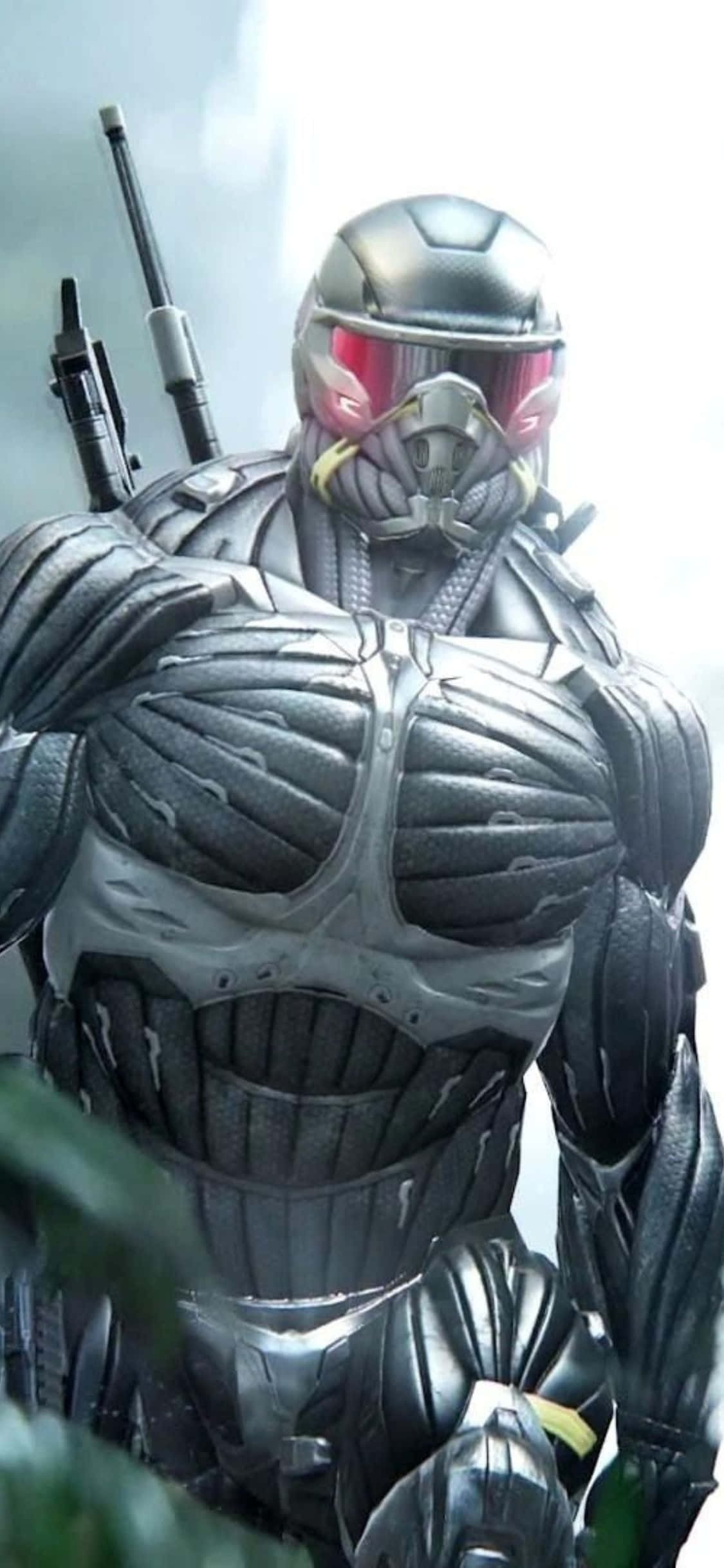 มุมมองที่ไม่เหมือนใครของเกม Crysis 3 บน iPhone X วอลเปเปอร์
