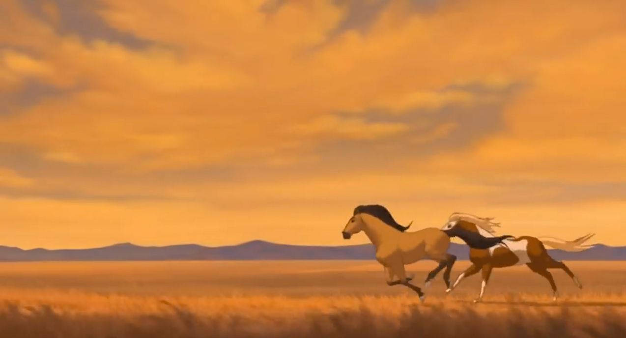 ม้าวิ่งใน Spirit: Stallion of the Cimarron วอลเปเปอร์