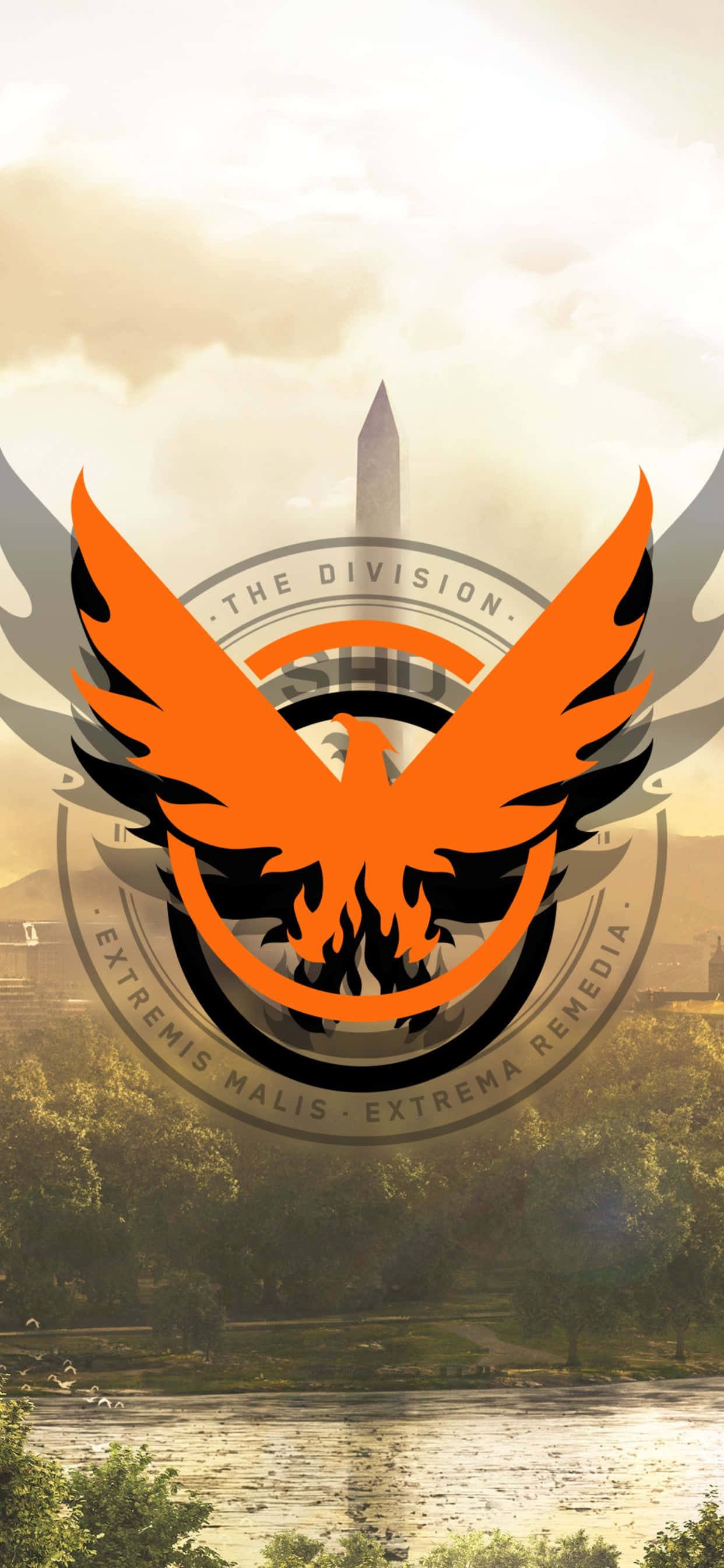ยินดีต้อนรับสู่ The Division บน iPhone Xs Max วอลเปเปอร์