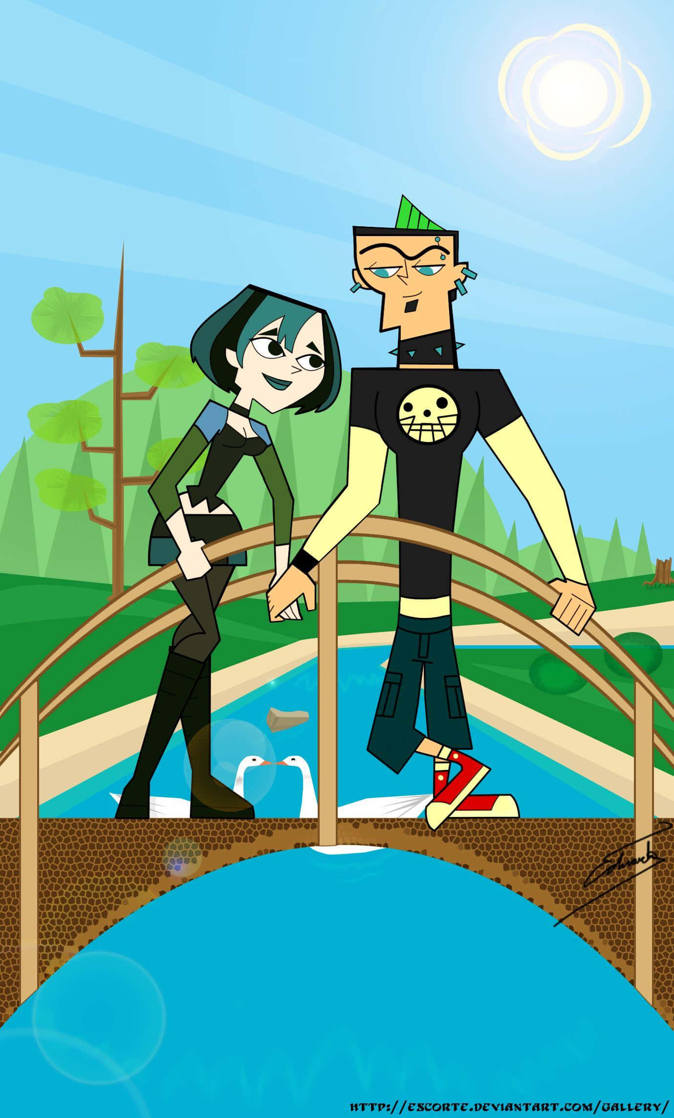 ยินดีต้อนรับสู่โลกสุดป่าเถื่อนของ Total Drama! วอลเปเปอร์