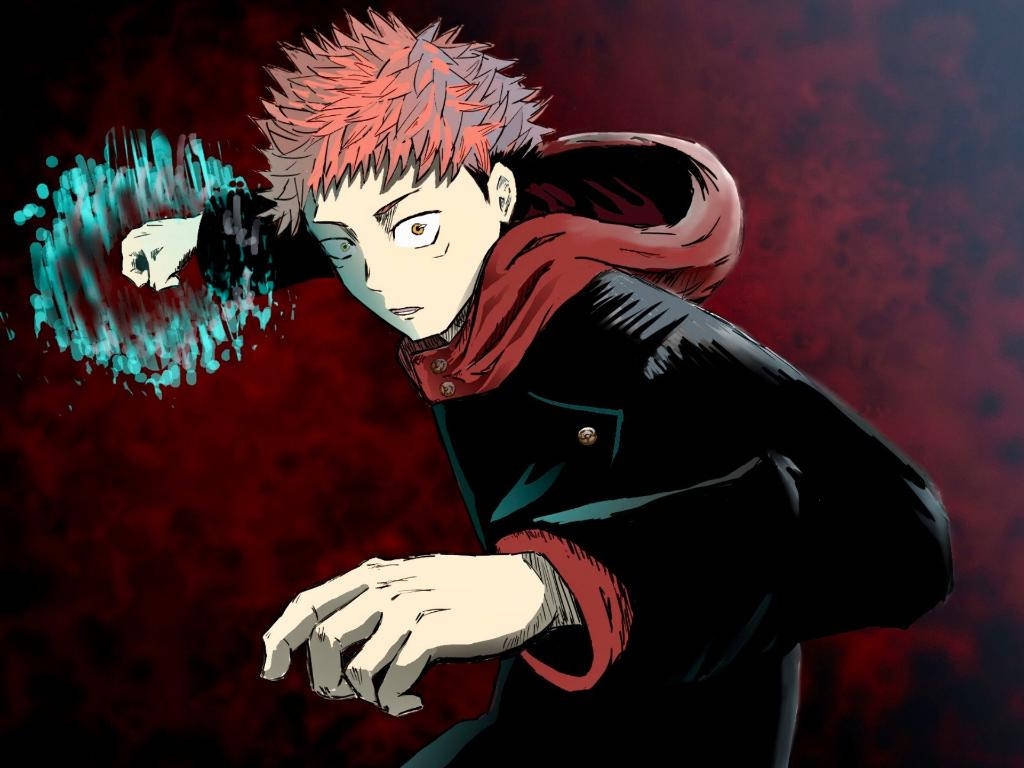 วอลเปเปอร์แบล็คแฟลชของยูจิ อิตาโดริในอนิเมะ Jujutsu Kaisen — จูจุสึไคเซ็น วอลเปเปอร์