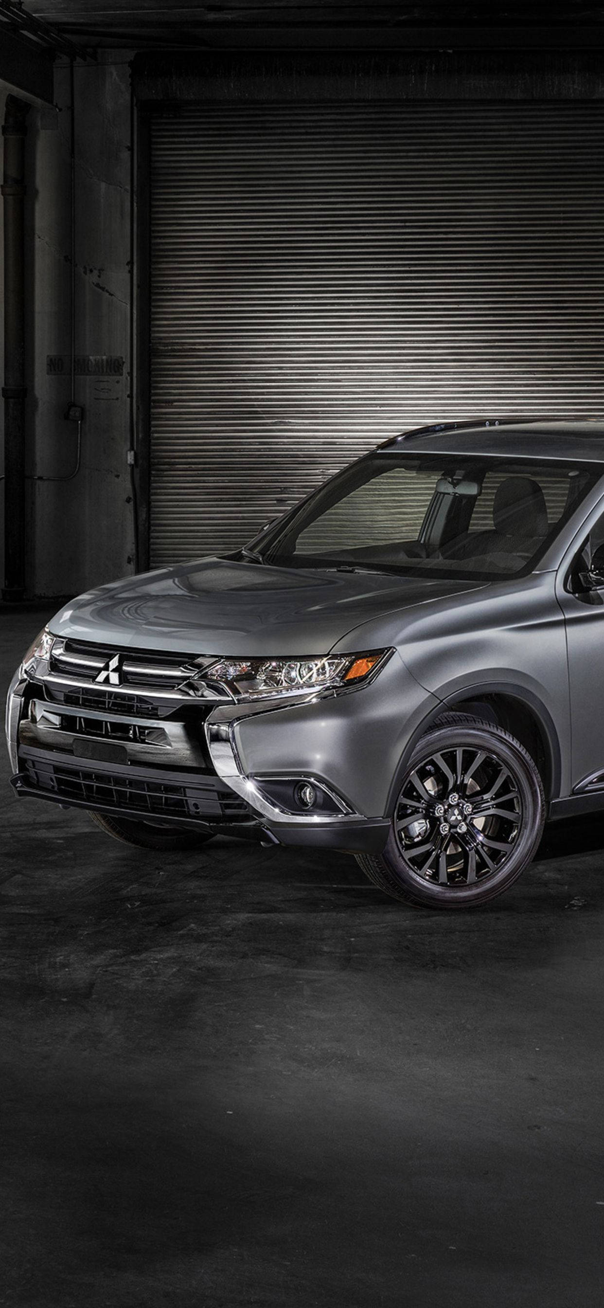 รถ Mitsubishi Outlander สีเทา วอลเปเปอร์