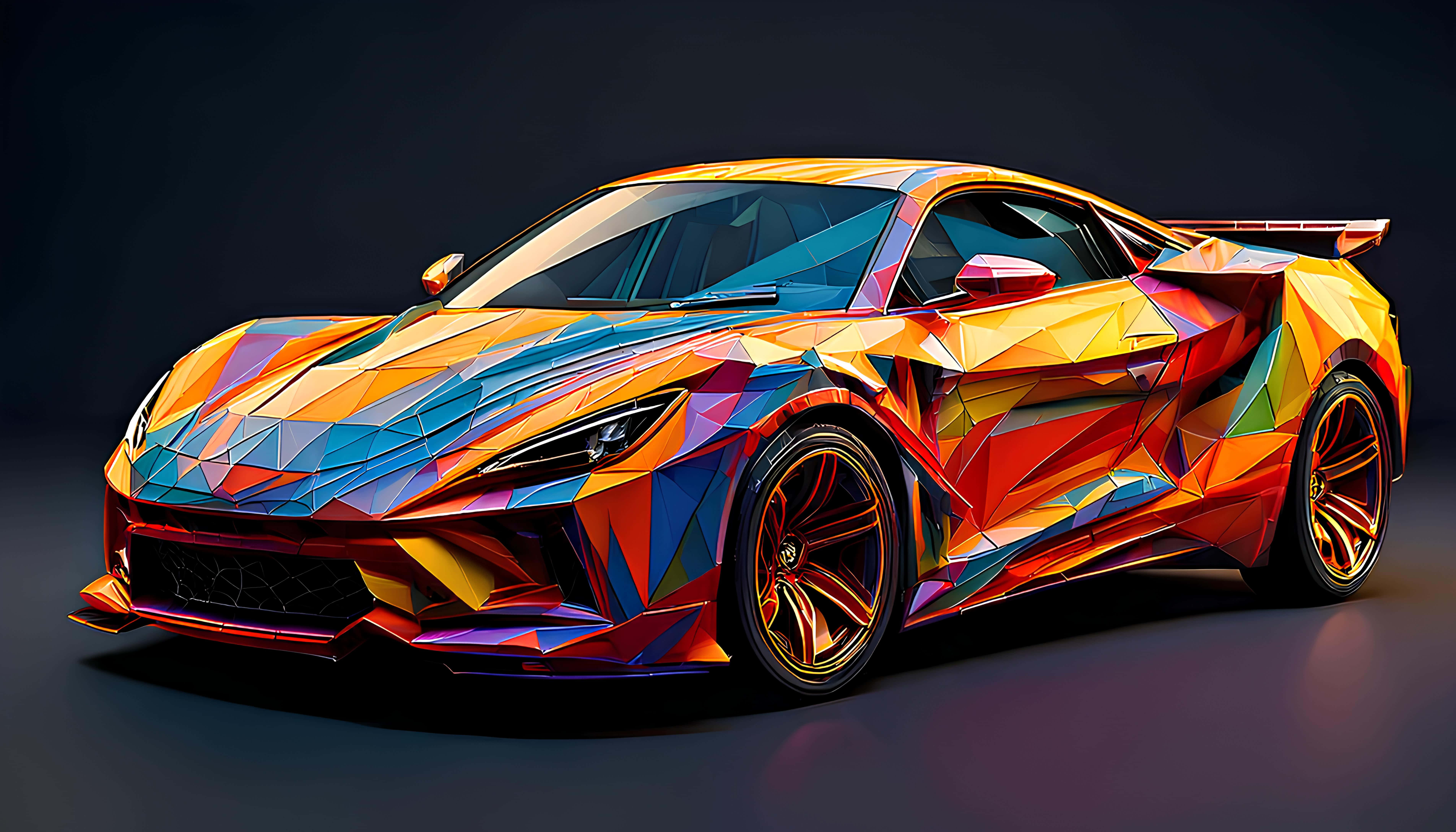 รถสีสันสดใส วอลเปเปอร์
