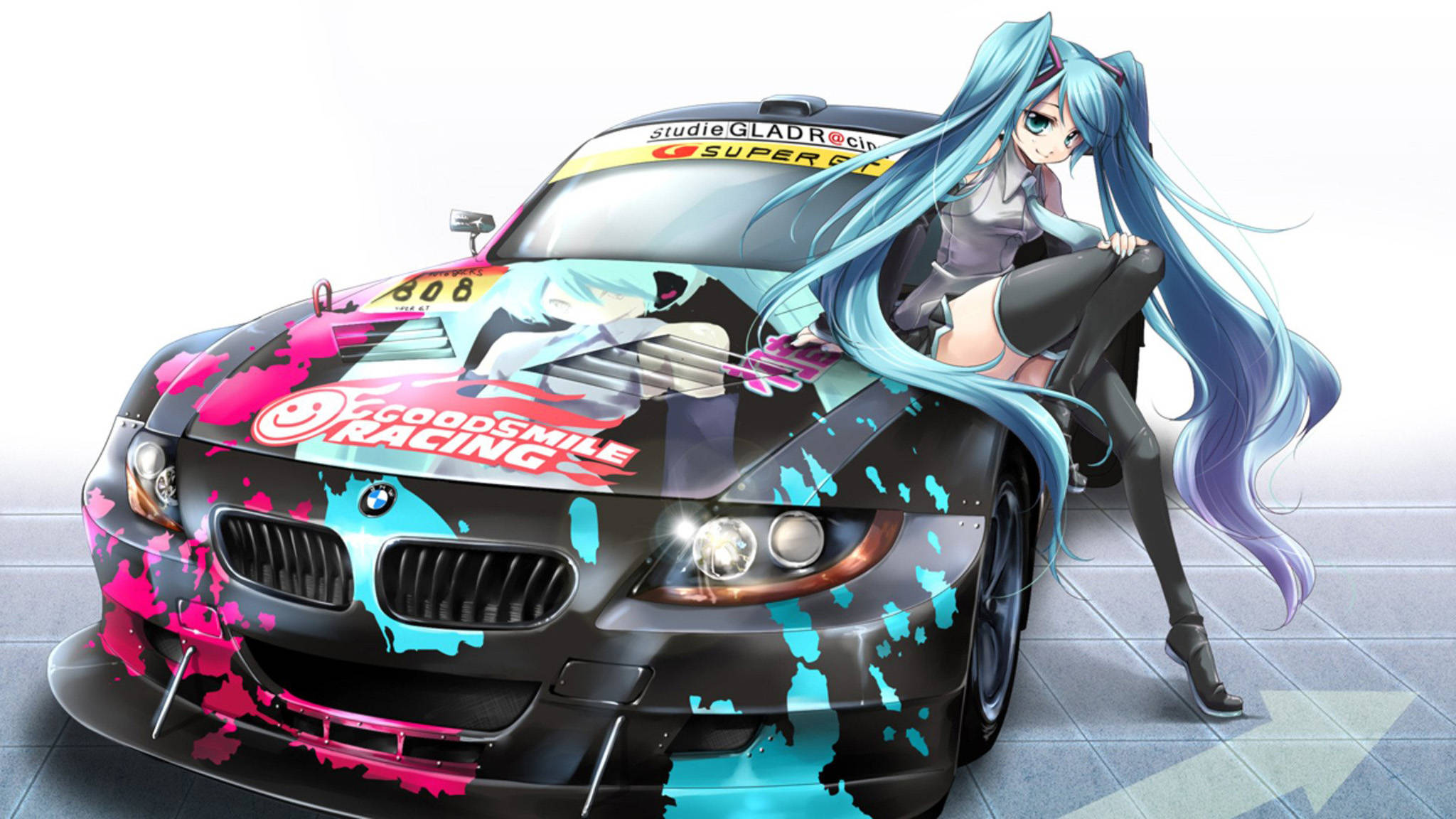 รถอนิเมะ BMW Z4 วอลเปเปอร์