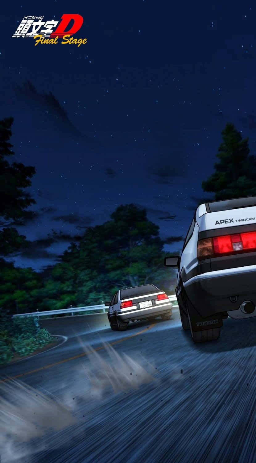 มือถือ Initial D — รถ GIF วอลเปเปอร์