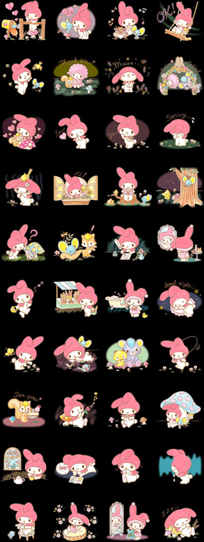 Line สติกเกอร์ มายเมโลดี้, ดาวน์โหลดภาพ PNG ความละเอียดสูง — สีน้ำตาลสวยงาม วอลเปเปอร์