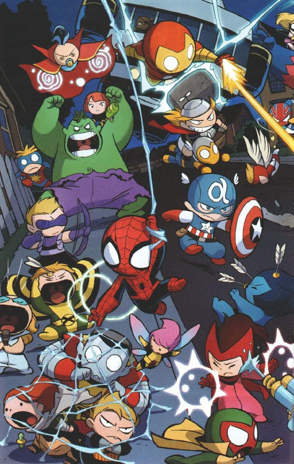 รับ iPhone ศิลปะ Marvel ของคุณตอนนี้ วอลเปเปอร์