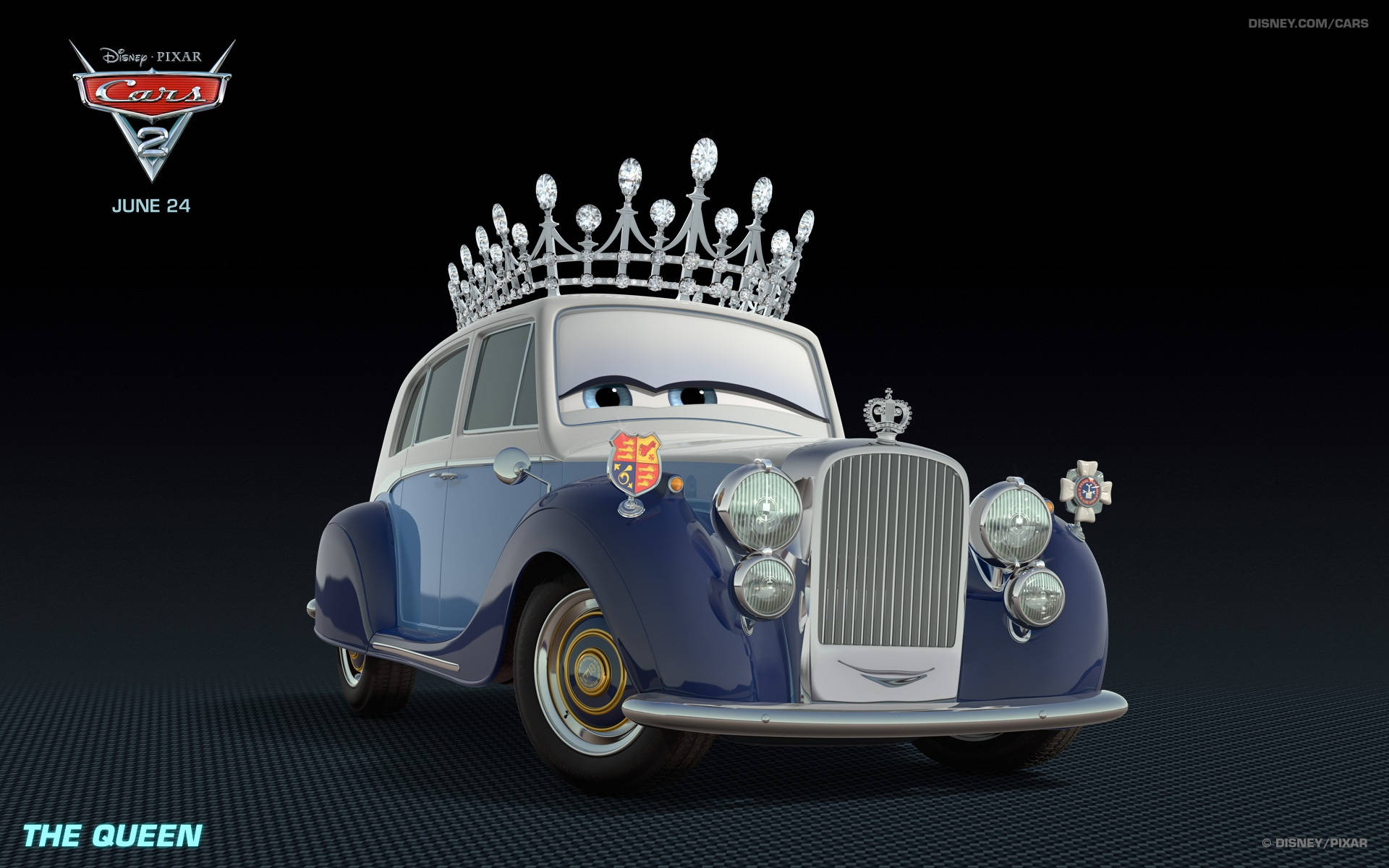 ราชินีจาก Cars 2 ของดิสนีย์พิกซาร์ วอลเปเปอร์