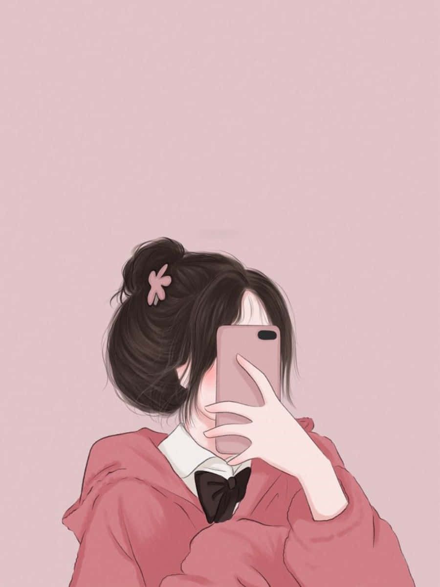 รูปโปรไฟล์น่ารัก — สีชมพูสวยงาม GIF วอลเปเปอร์