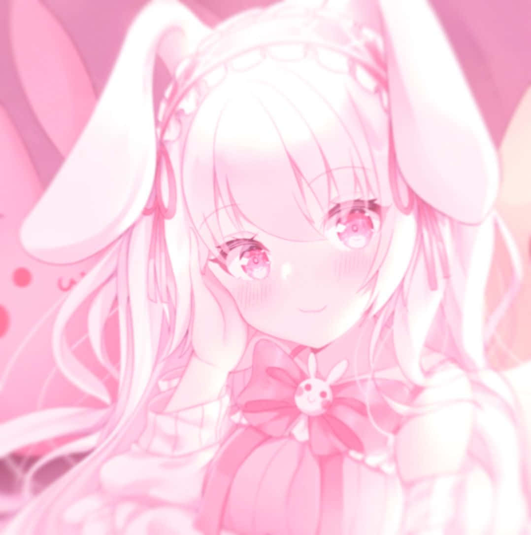 รูปโปรไฟล์ Discord แนวอนิเมะสีชมพูสวยงาม วอลเปเปอร์