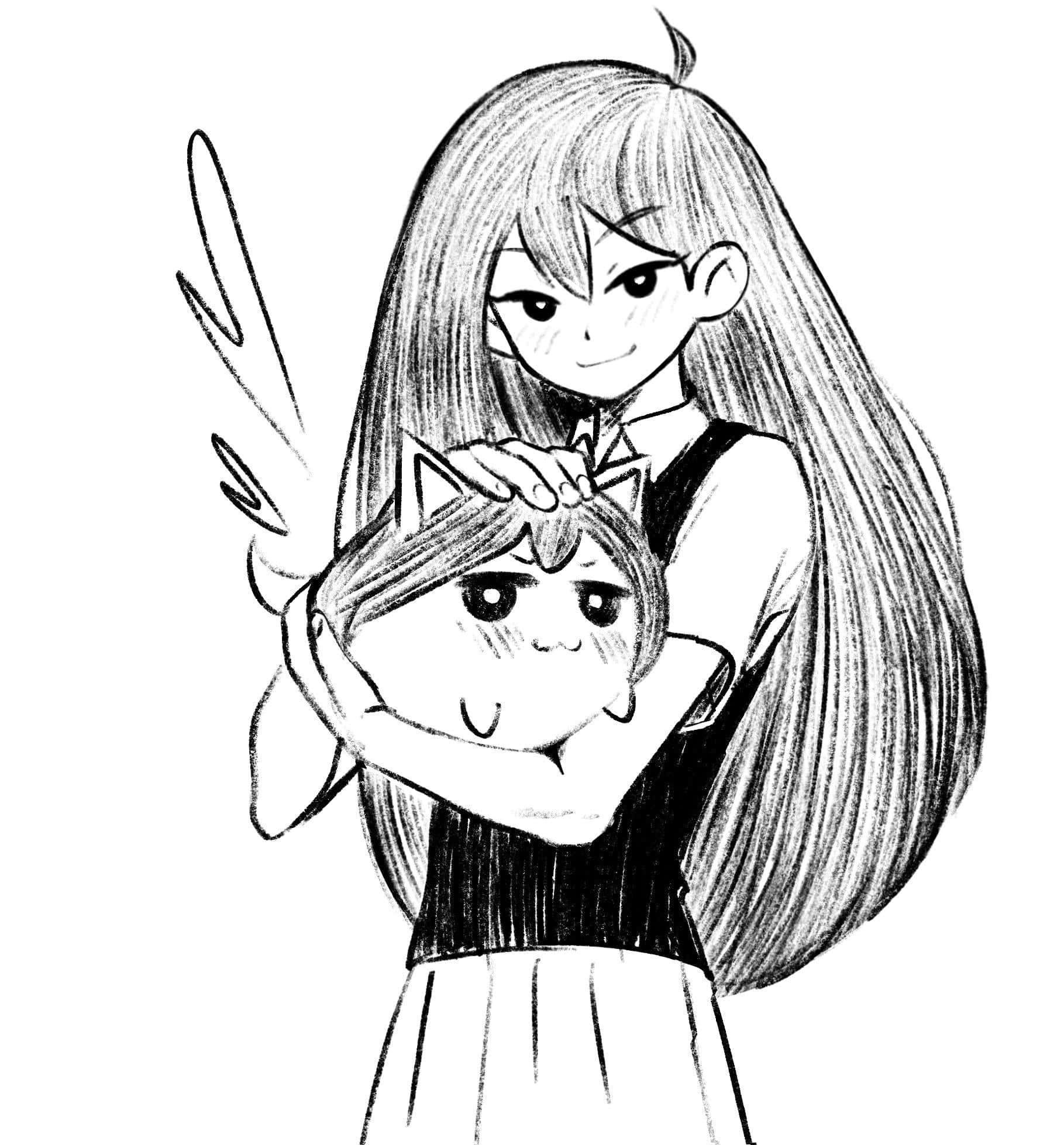 รูปโปรไฟล์ Omori ออเบรย์กับแมว วอลเปเปอร์