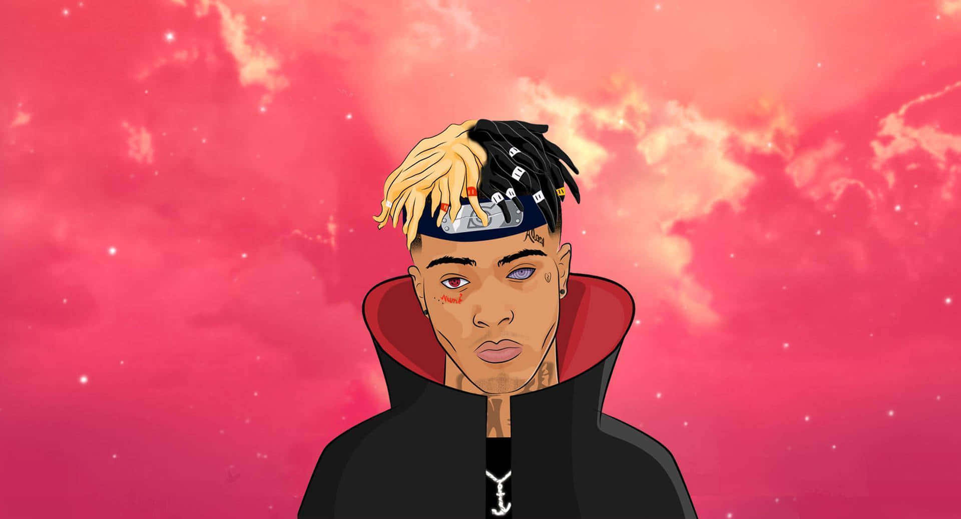 รูปโปรไฟล์ Xxxtentacion สไตล์อาคัตสึกิ วอลเปเปอร์