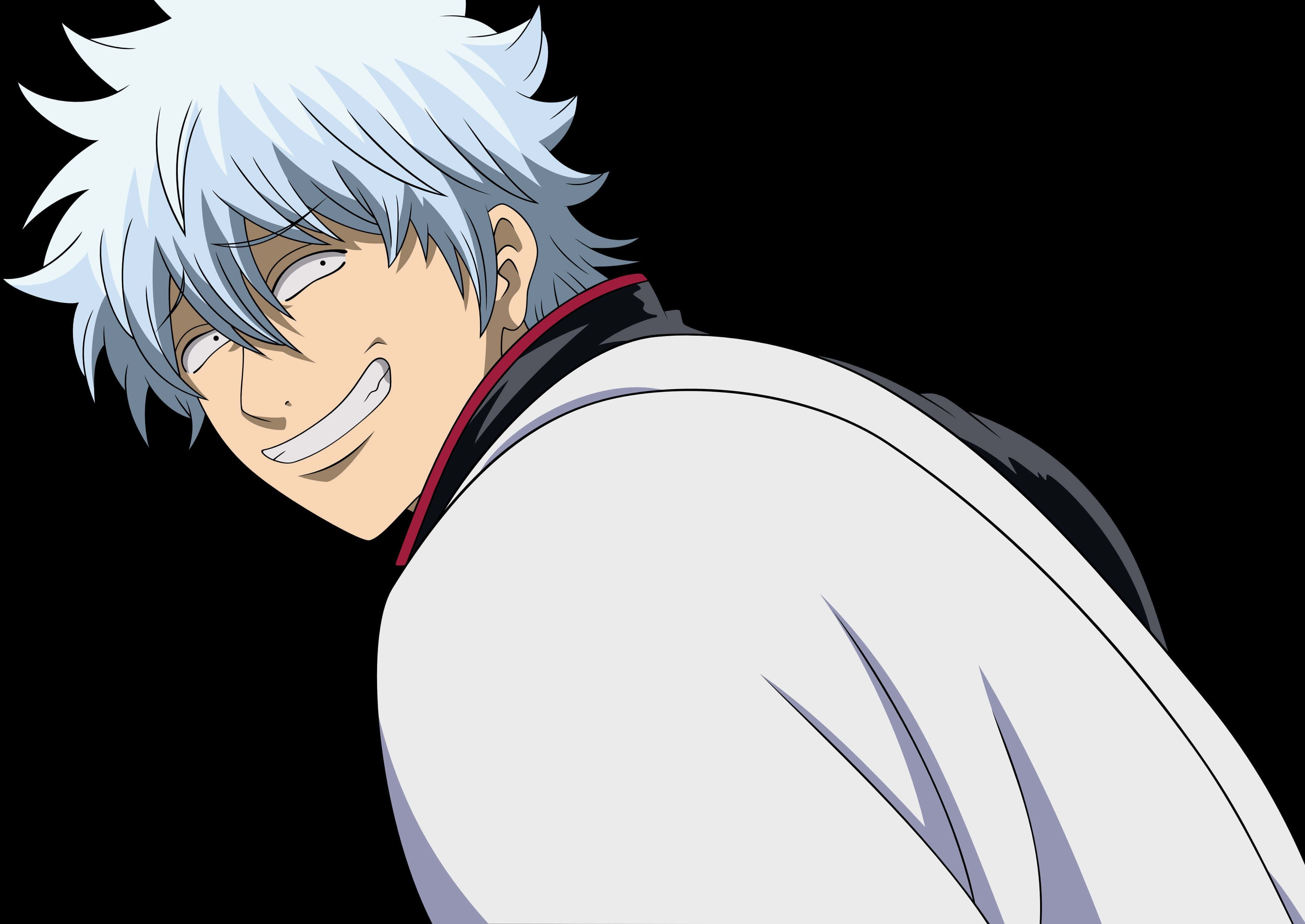 รูปโปรไฟล์อนิเมะตลก Gintoki Sakata วอลเปเปอร์