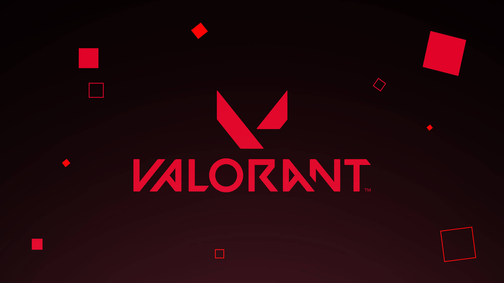 วอลเปเปอร์โลโก้สีแดง Valorant — Valorant วอลเปเปอร์