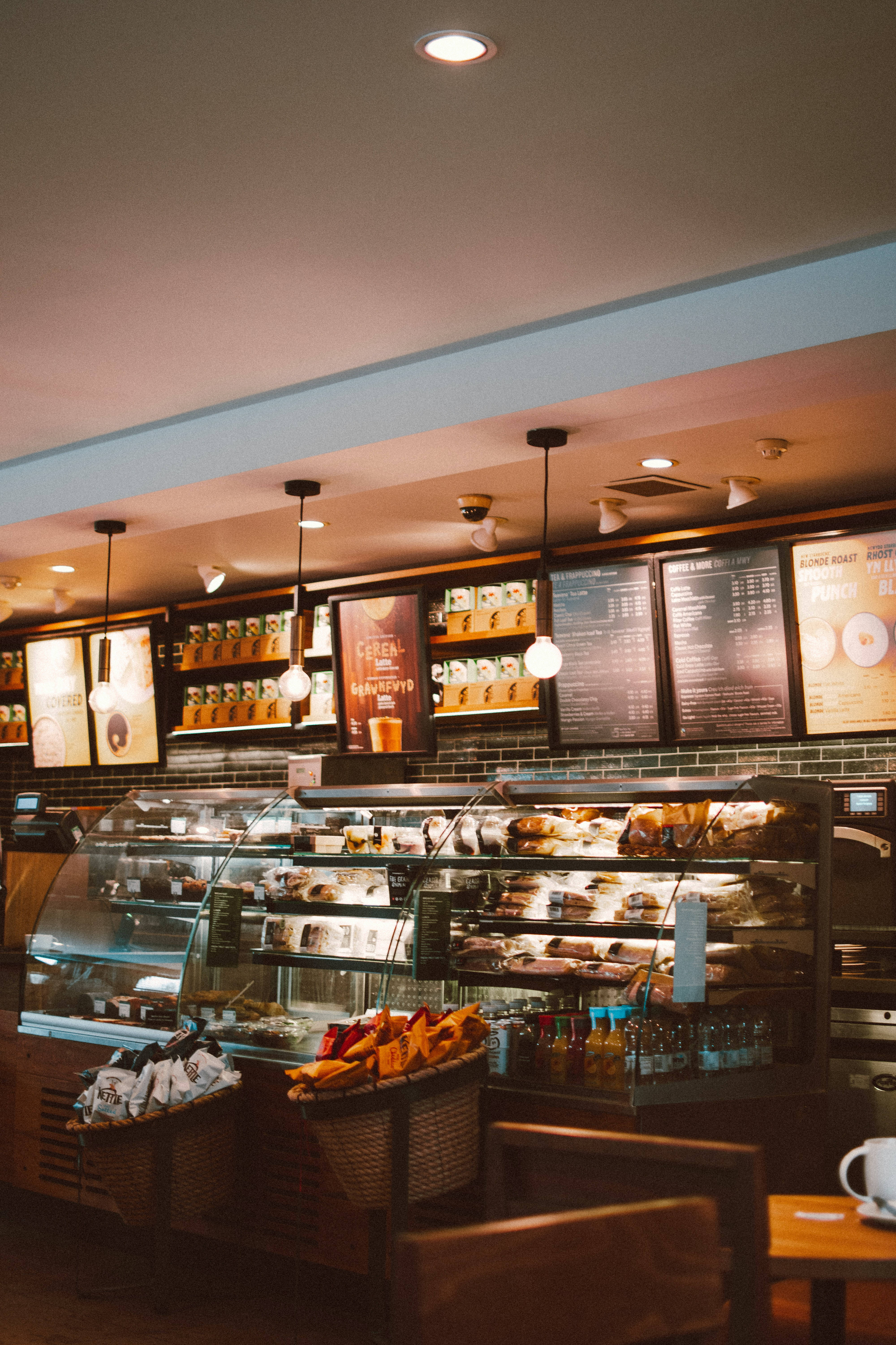 ร้านกาแฟกับขนมอบ วอลเปเปอร์