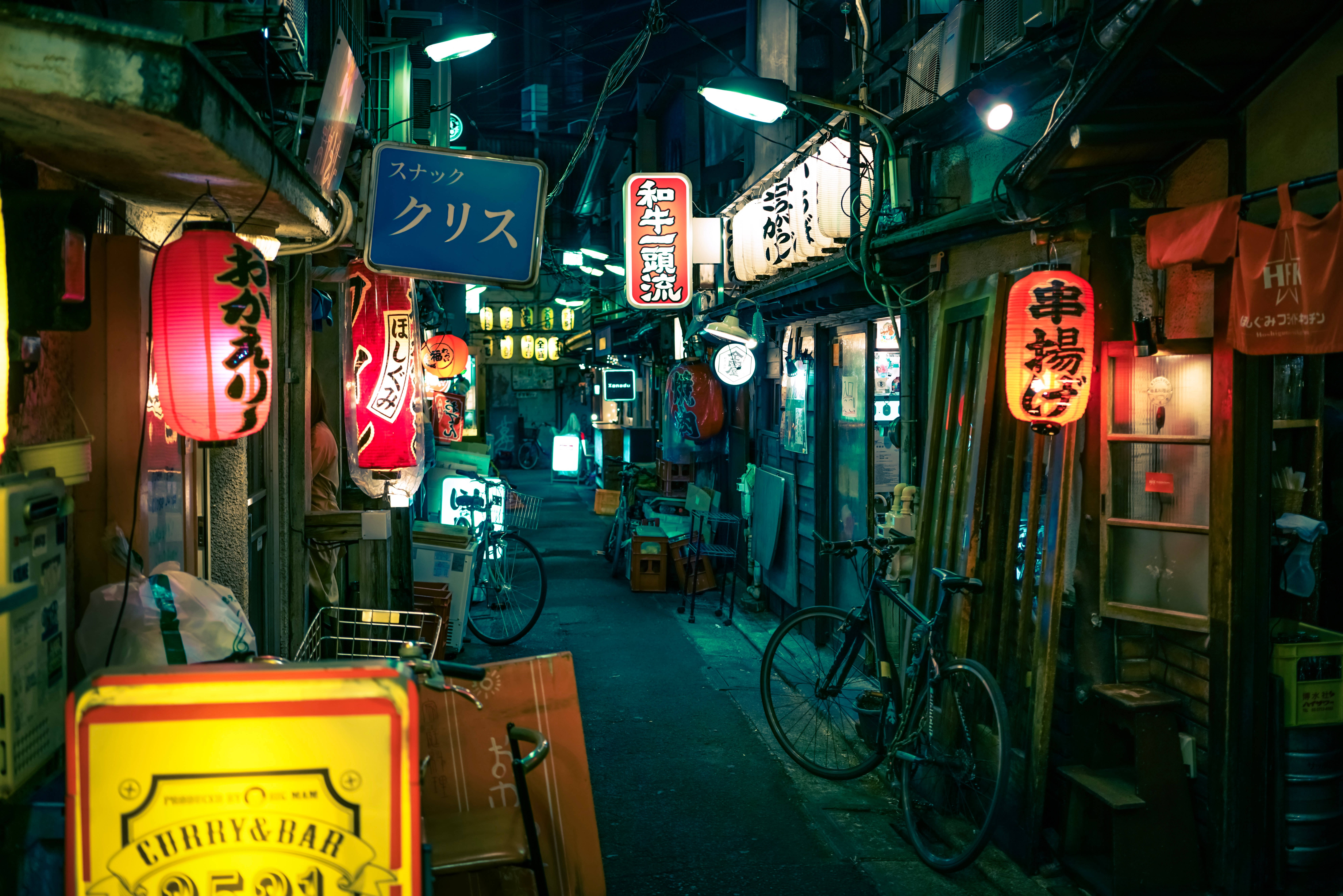 ร้านอาหารญี่ปุ่น Tokyo Alley HD วอลเปเปอร์