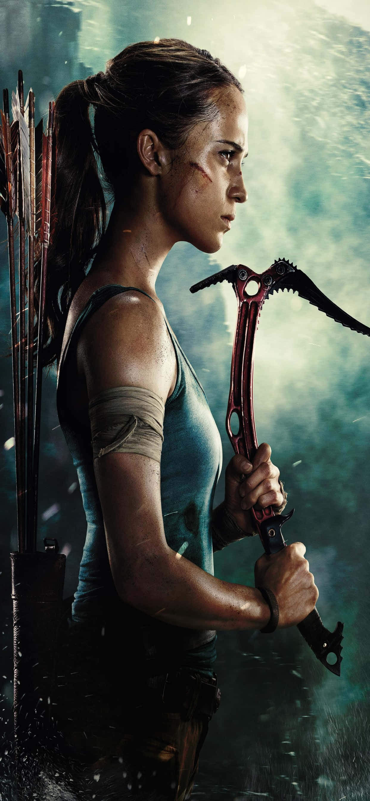 ลารา ครอฟต์ - นักล่า - HD 720p วอลเปเปอร์
