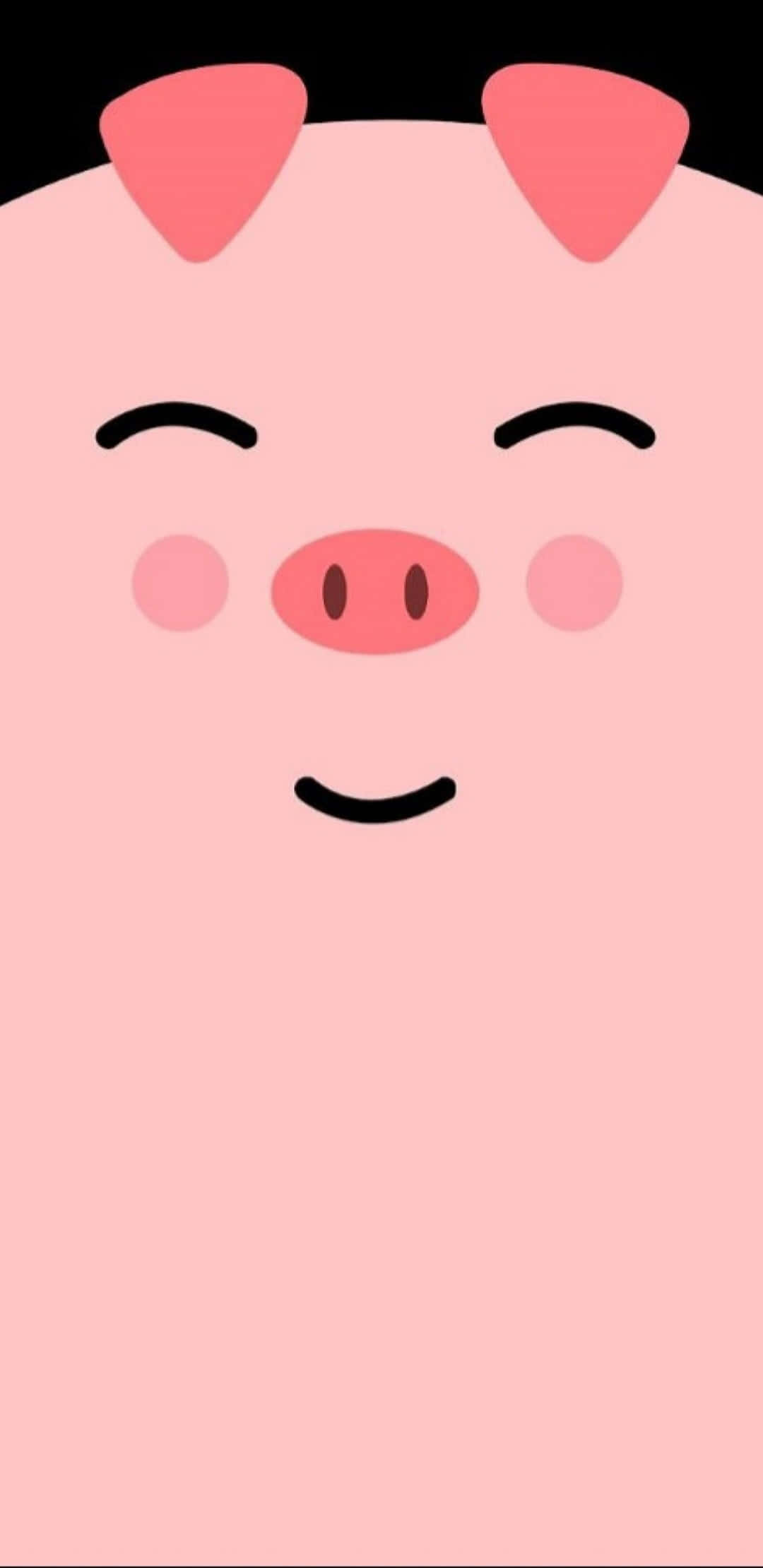 ลูกหมูน่ารักในบรรยากาศชนบท วอลเปเปอร์