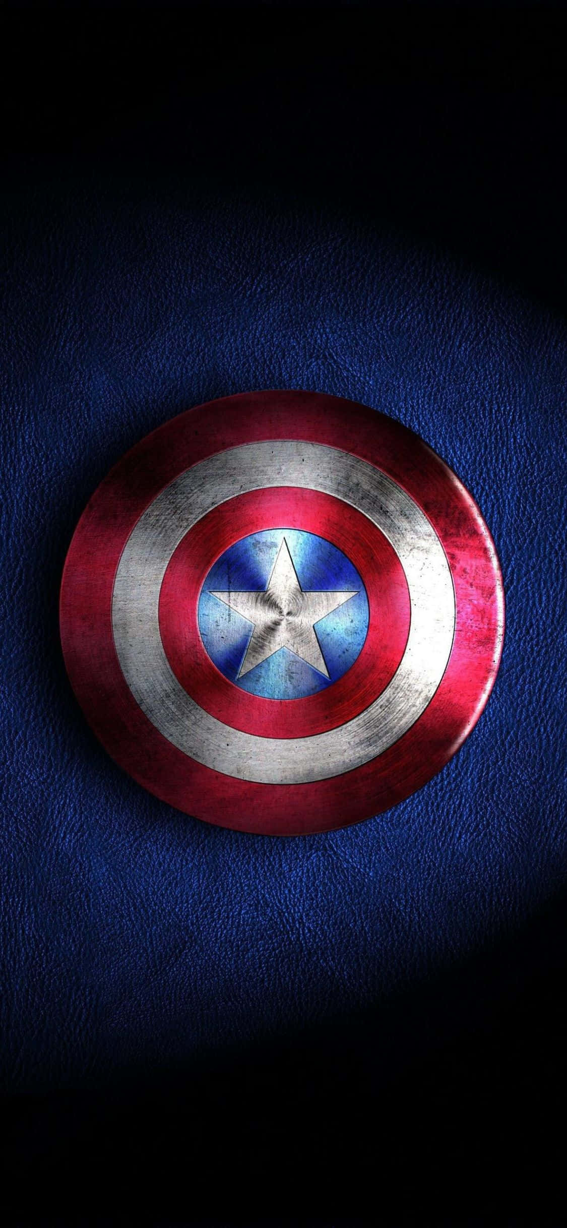 วอลเปเปอร์ Avengers iPhone XS โล่กัปตันอเมริกา วอลเปเปอร์