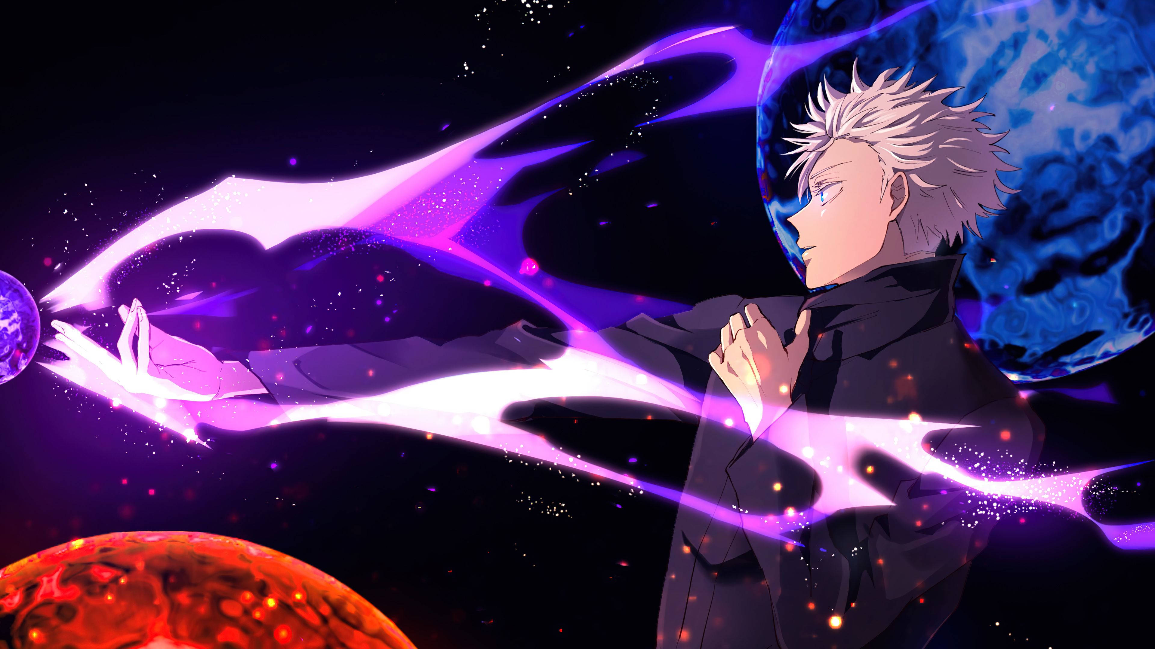 วอลเปเปอร์ Gojo Satoru Jujutsu Kaisen สำหรับเดสก์ท็อป วอลเปเปอร์