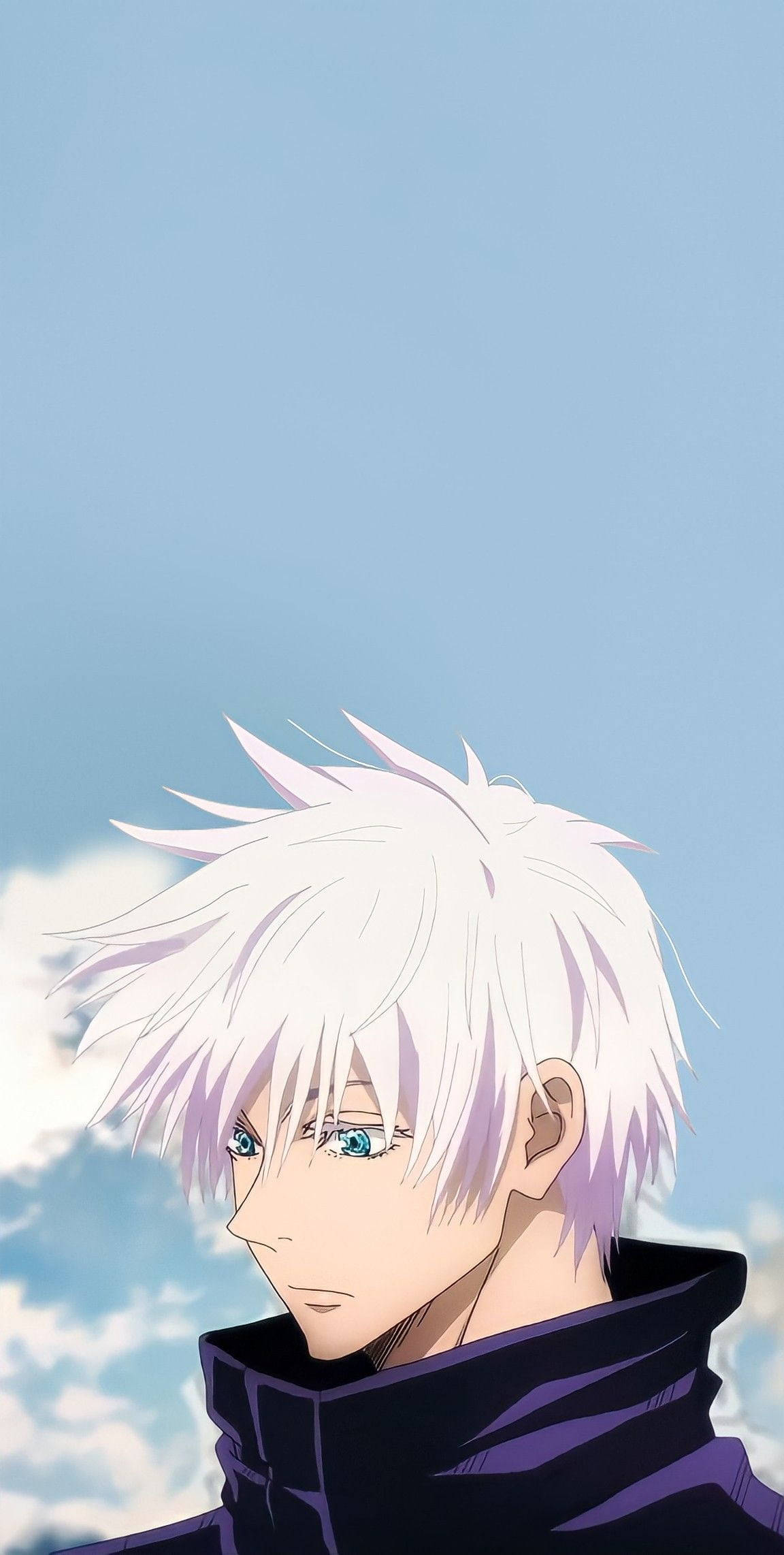 วอลเปเปอร์ Gojo Jujutsu Kaisen iPhone แบบเรียบง่าย วอลเปเปอร์