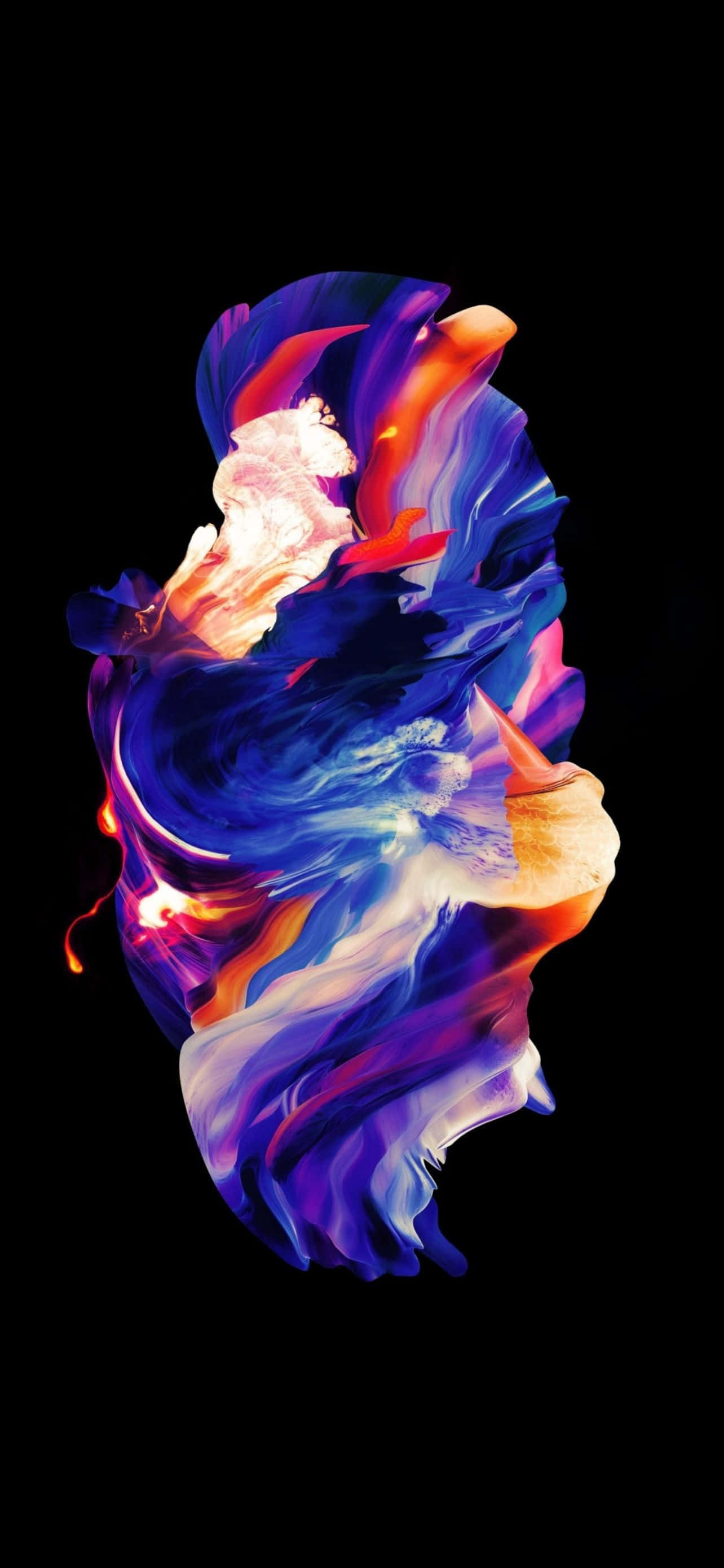 วอลเปเปอร์iPhoneแรงบันดาลใจจากกาแล็กซี่เกลียวสีสันสดใส วอลเปเปอร์