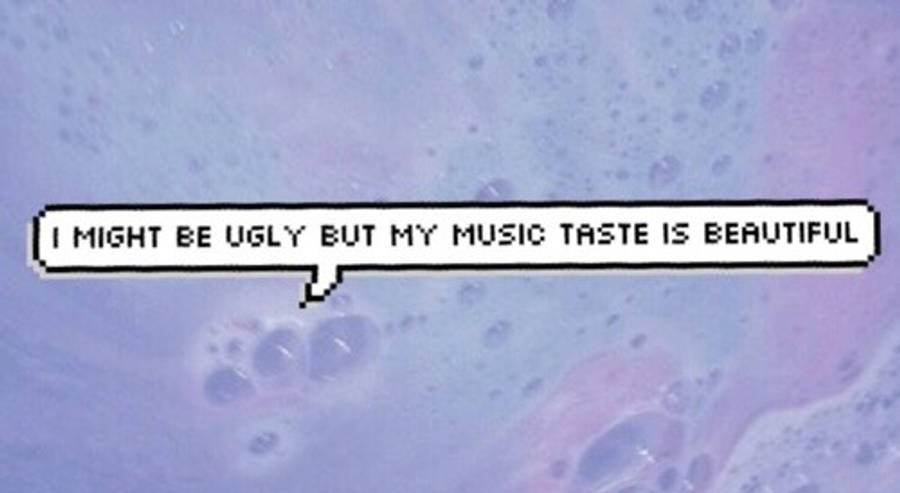 วอลเปเปอร์คำคม Tumblr สีพาสเทลม่วง วอลเปเปอร์