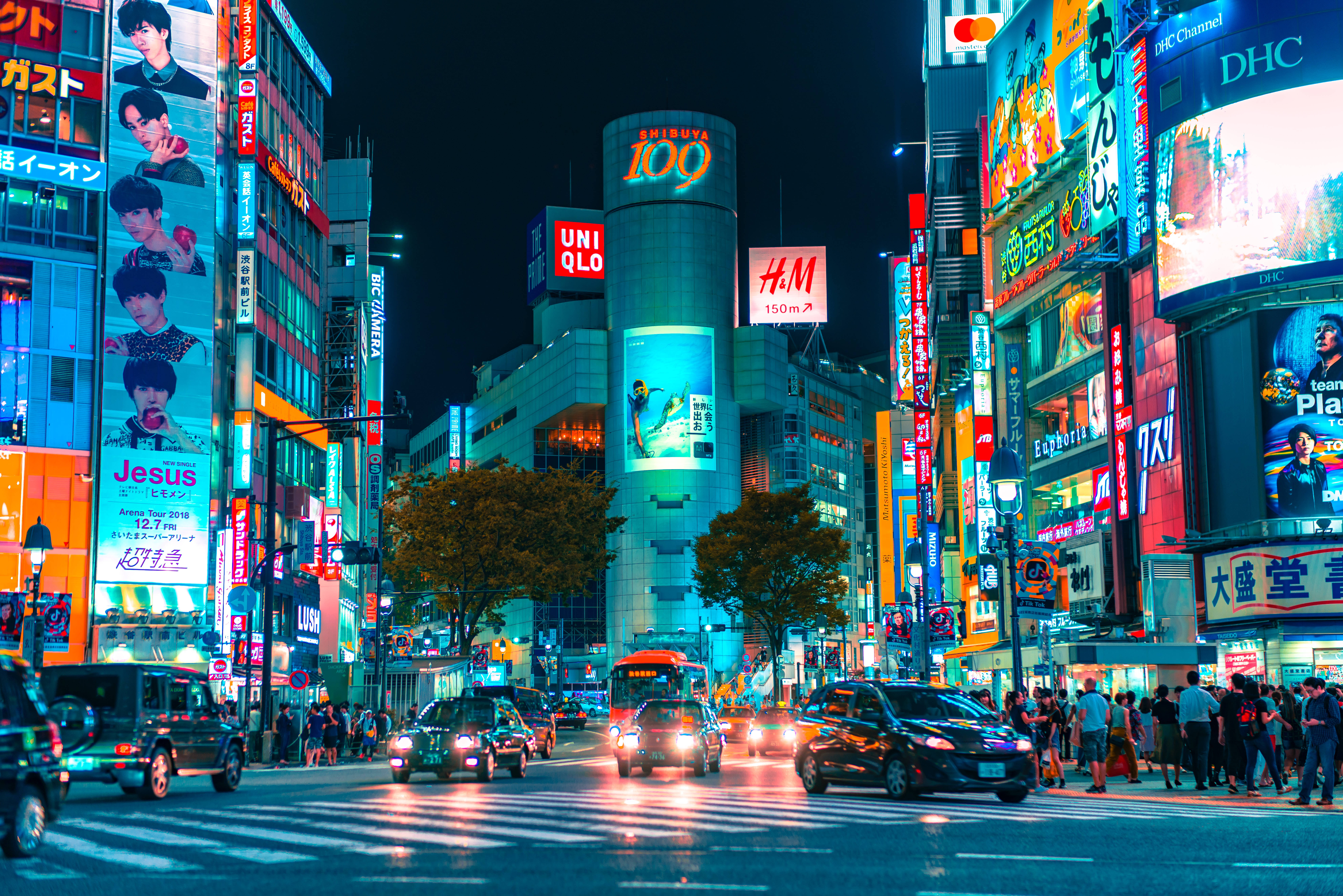 วอลเปเปอร์ญี่ปุ่น HD ห้างสรรพสินค้า Shibuya109 โตเกียว วอลเปเปอร์