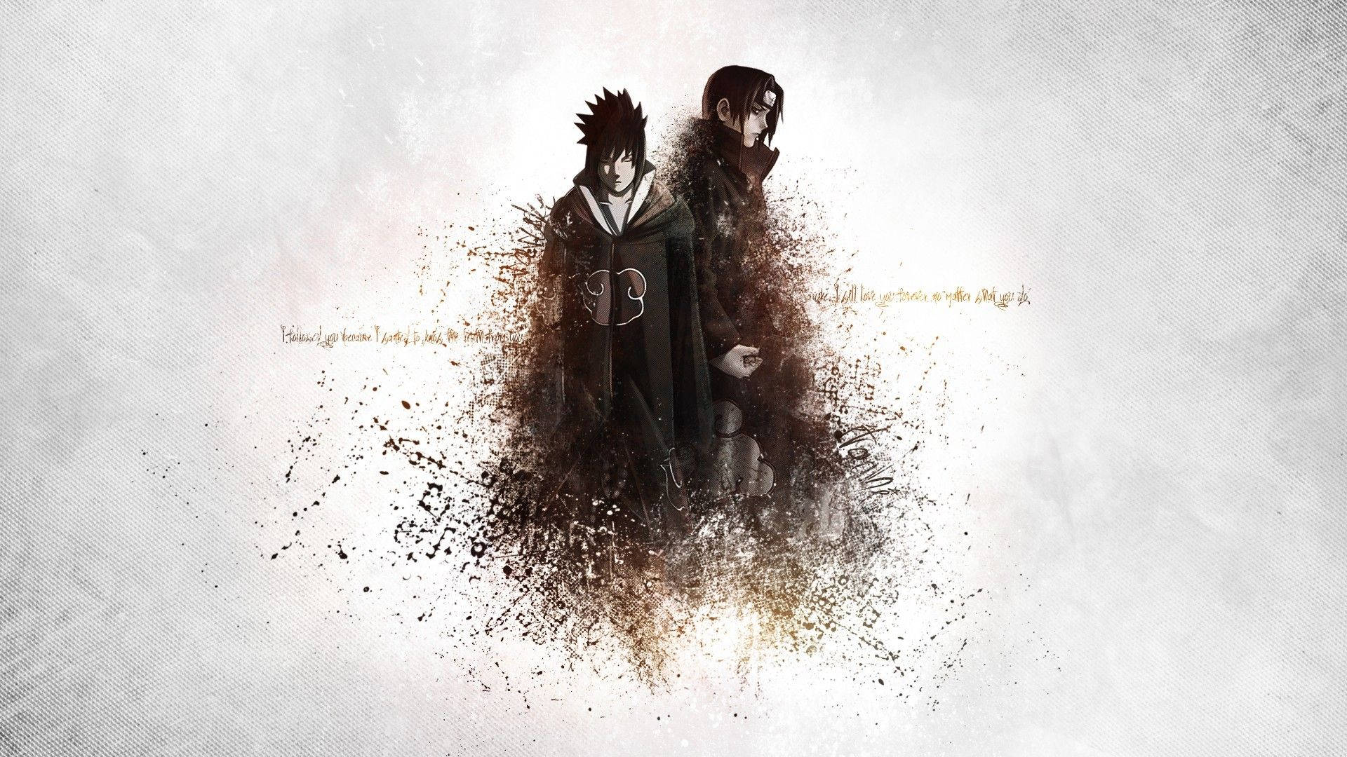 1920x1080 วอลเปเปอร์ซาสึเกะและอิทาจิ HD 1080p — อิทาจิ วอลเปเปอร์