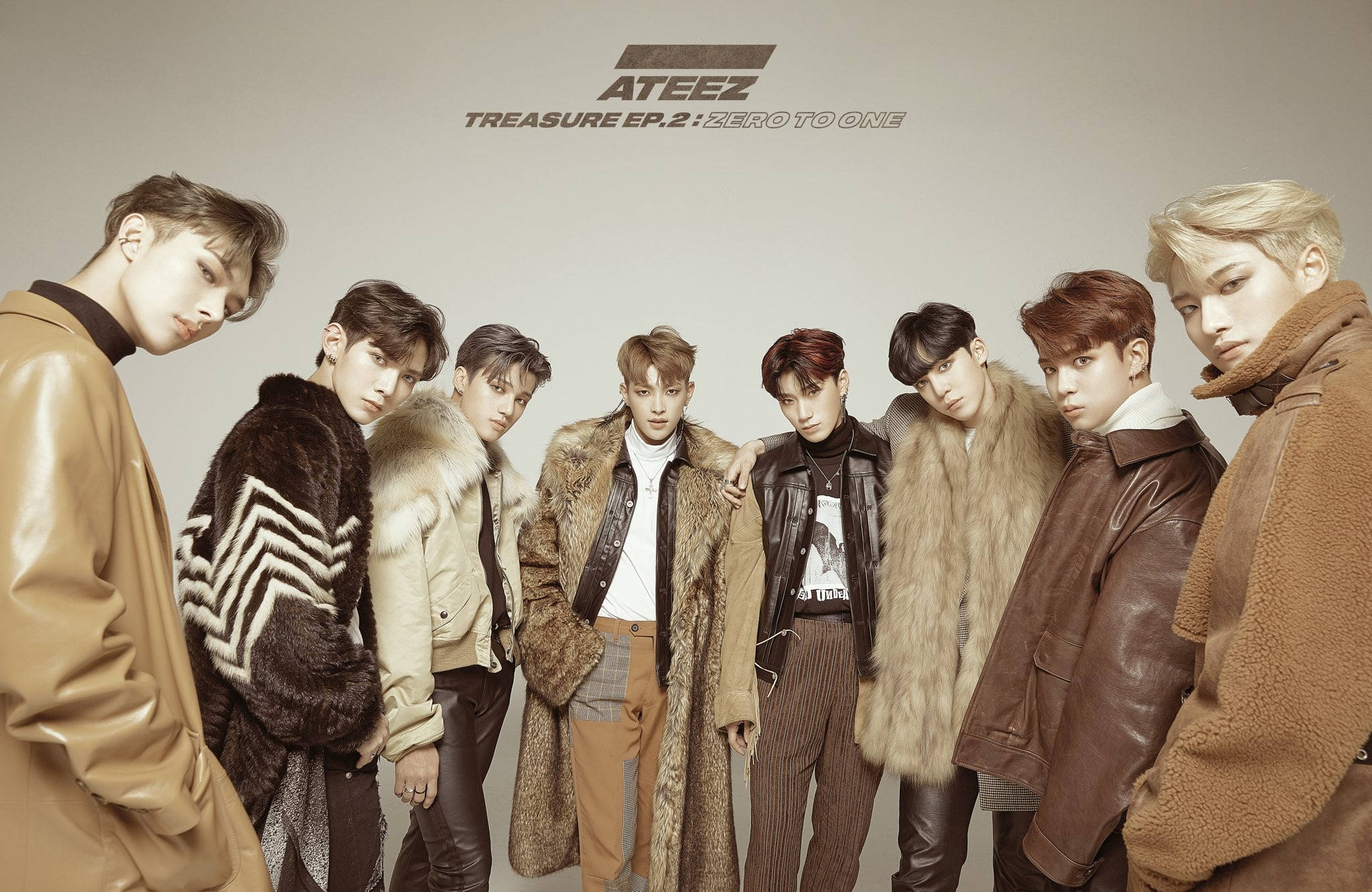 วอลเปเปอร์ปกอัลบั้ม Ateez สำหรับเดสก์ท็อป วอลเปเปอร์