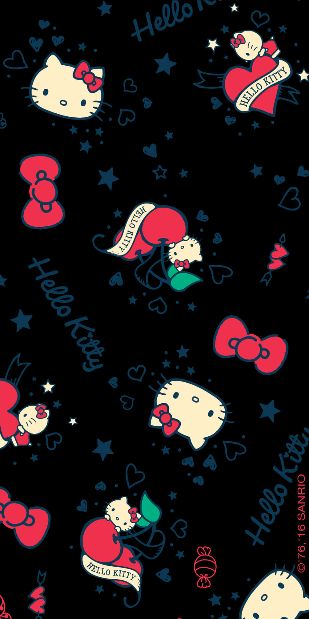 วอลเปเปอร์ลาย Hello Kitty วอลเปเปอร์