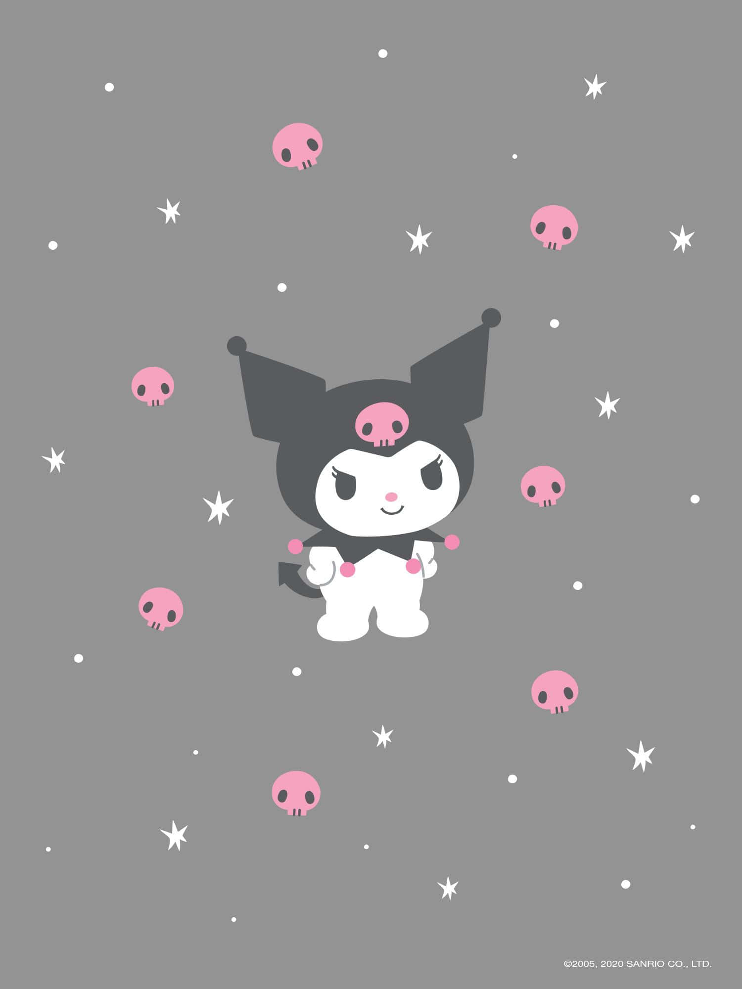 วอลเปเปอร์ลาย Kuromi น่ารัก วอลเปเปอร์